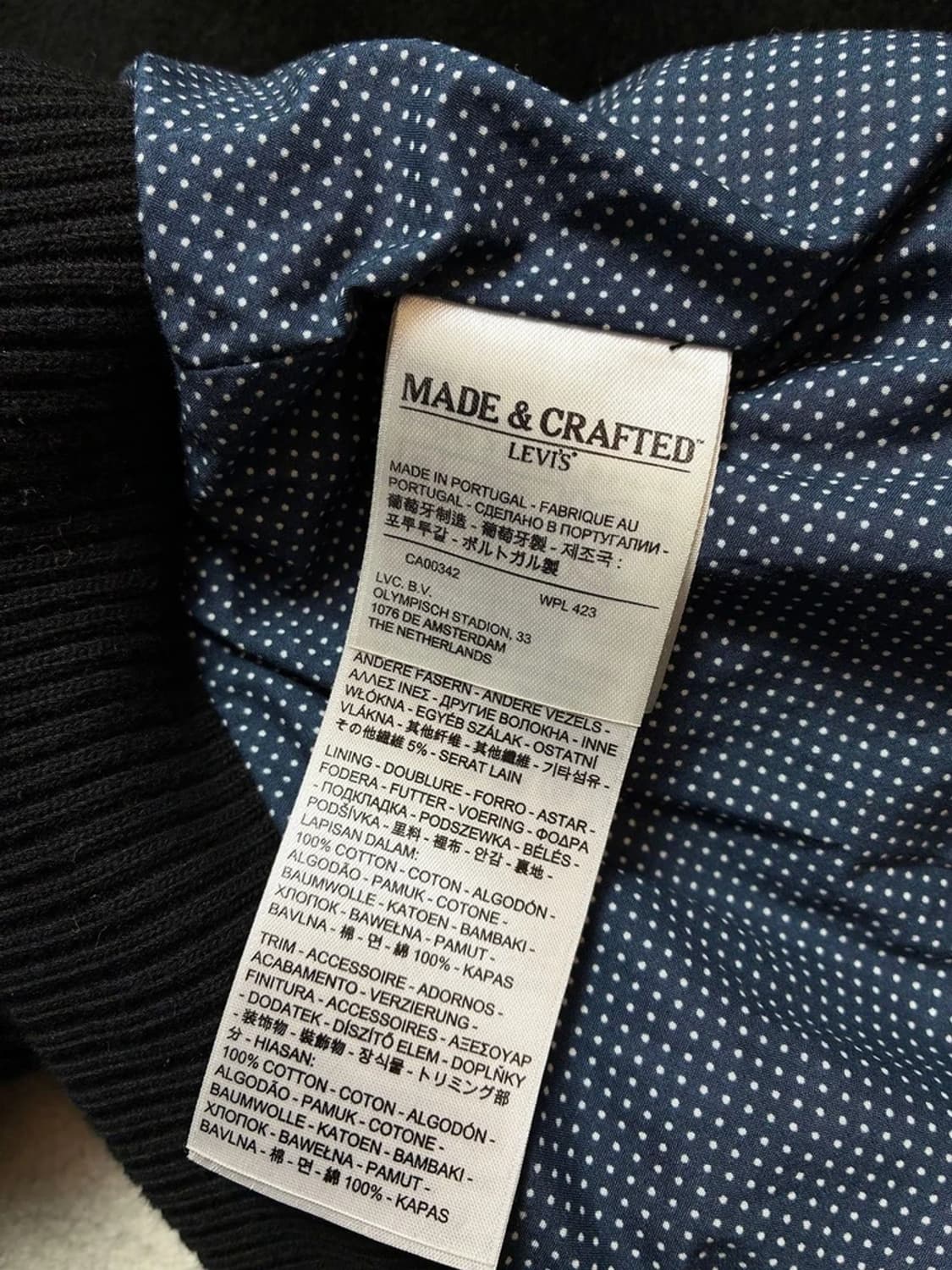 리바이스 바이 크래프티드 울 바시티 자켓 PN7604 상품이미지6