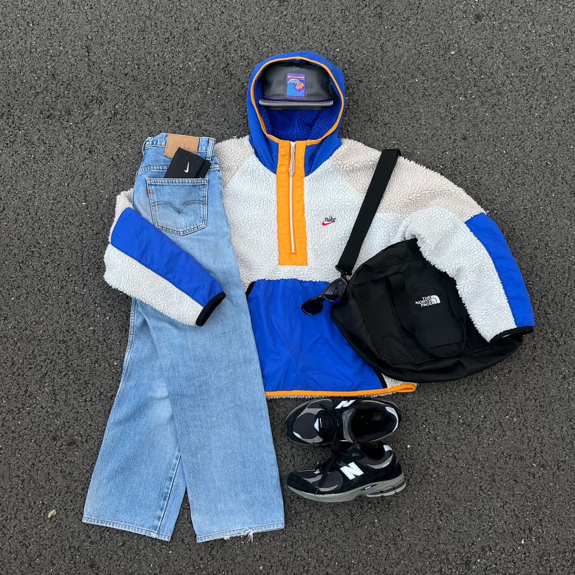 Nike Heritage Sherpa Anorak Jacket 상품이미지3