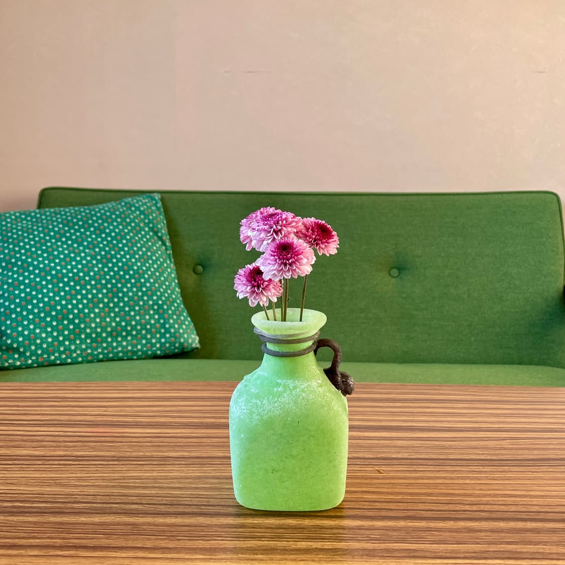 [빈티지 유리 화병] 무라노 scavo 글라스 미니 화병 상품이미지1