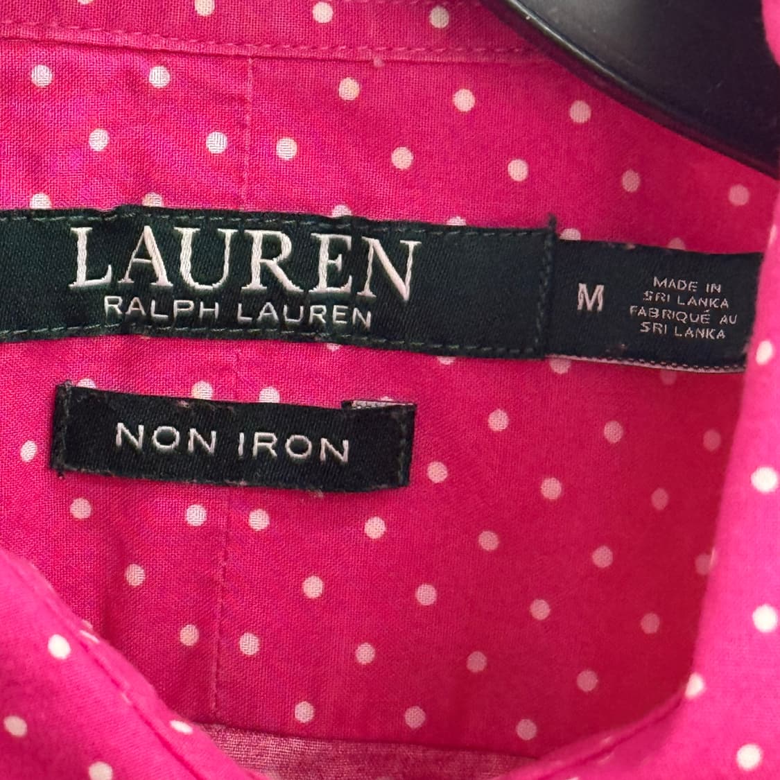 로렌 랄프로렌 핑크 포인트 셔츠 M 상품이미지2