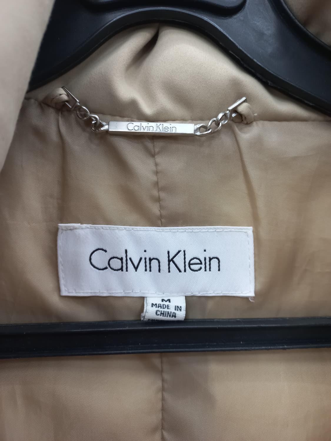 캘빈클라인 여성 패딩 아이보리 상품이미지3