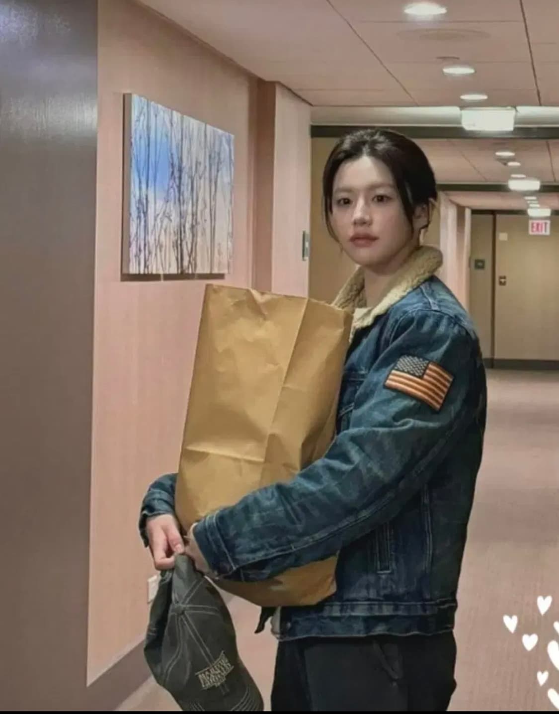 폴로 랄프로렌 성조기 쉐르파 데님 트러커자켓 S 상품이미지10