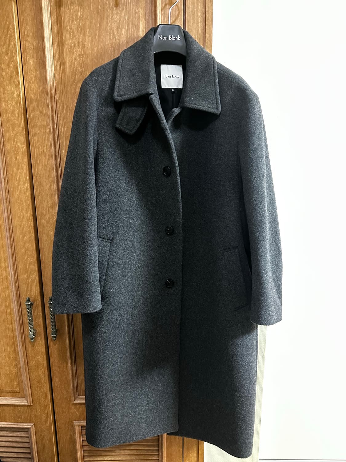 [넌블랭크X패션플래닛] 발마칸 코트_GREY 상품이미지1