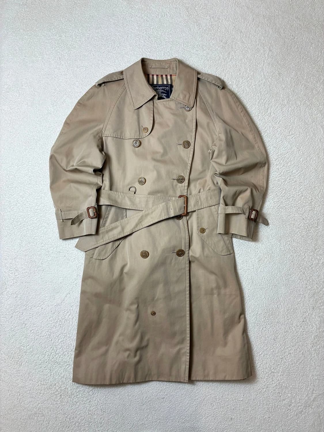 버버리 90's 재팬 더블 브레스티드 트렌치 코트 PN6457 상품이미지1