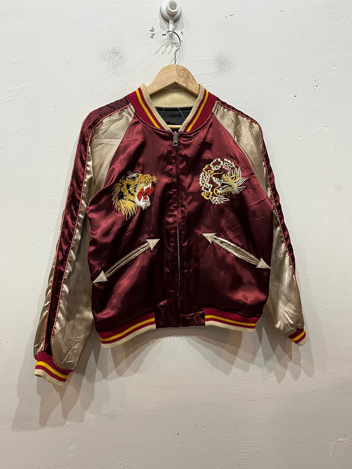 90년대 빈티지 리버시블 수베니어 스카쟌 자켓 상품이미지3