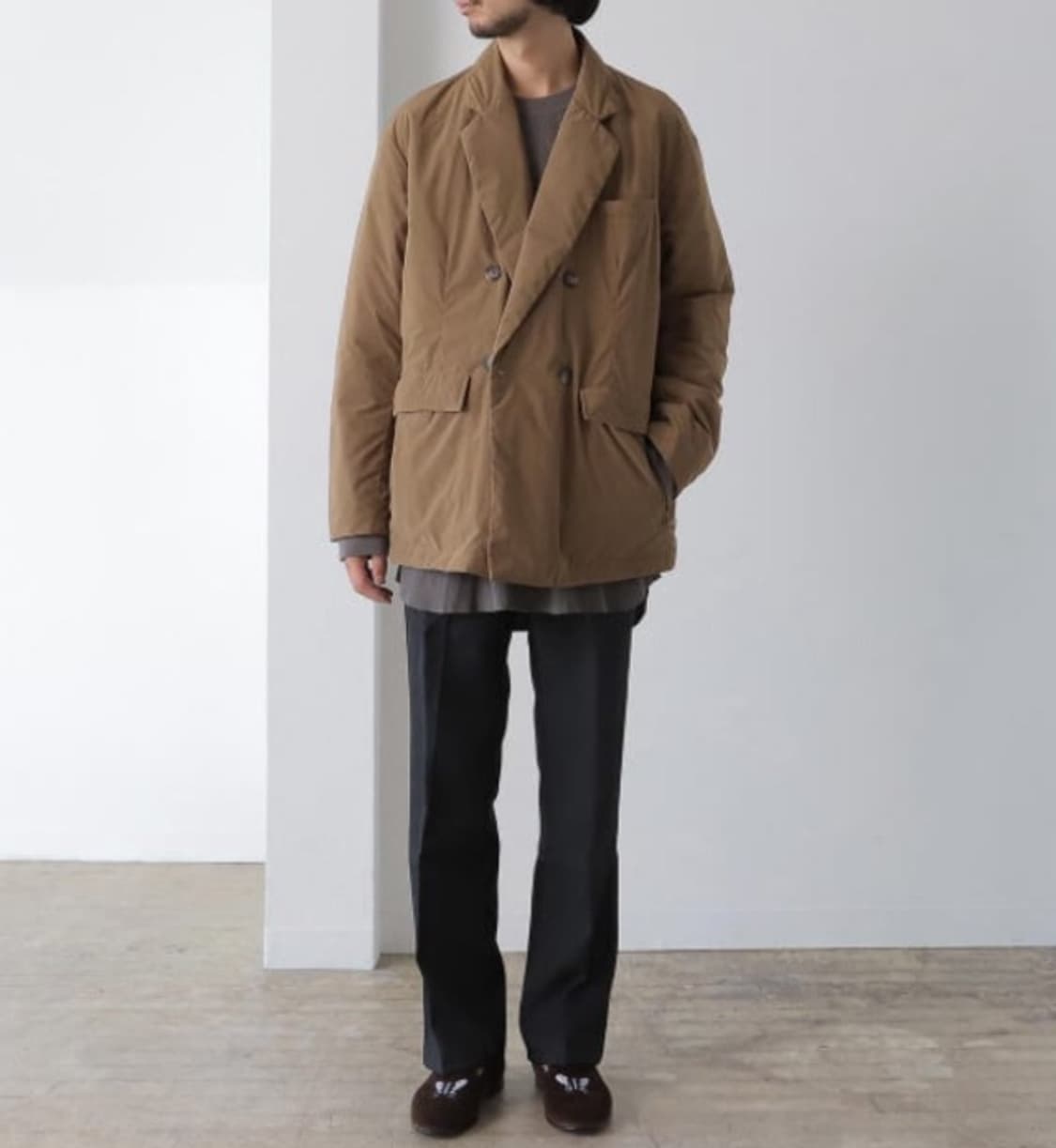 빔즈 라이트 다운 더블 버튼 자켓 상품이미지8