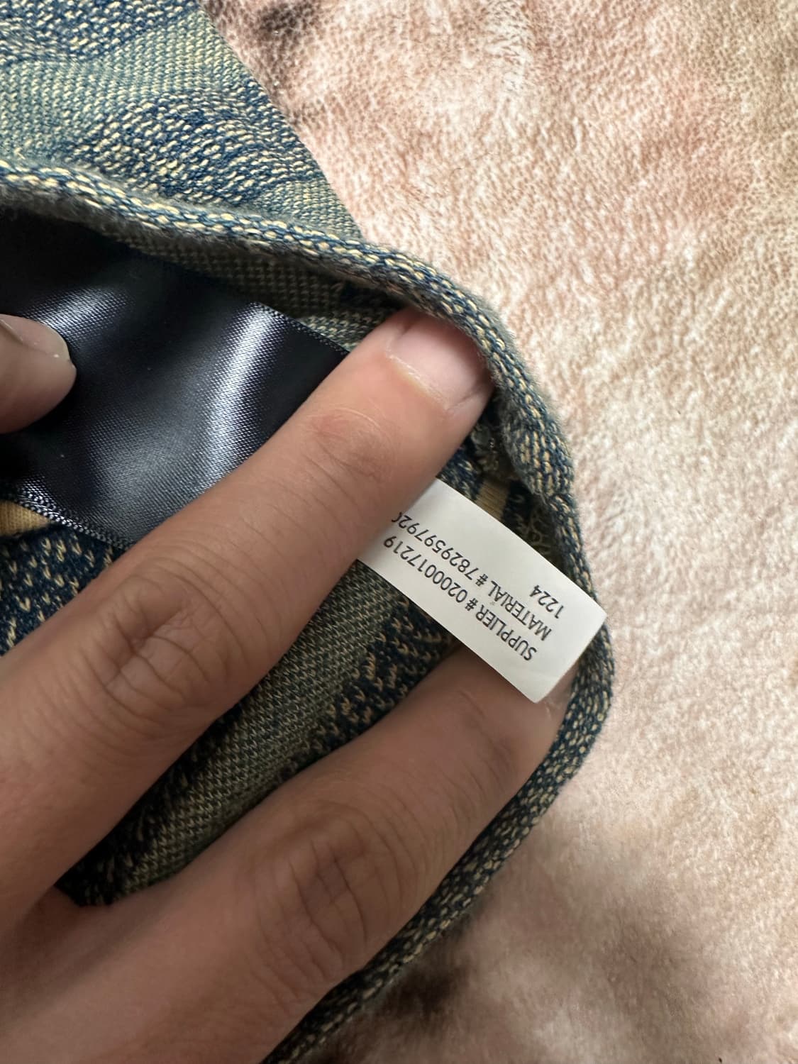 rrl 인디고 스트라이프 자카드 티셔츠 L 상품이미지3