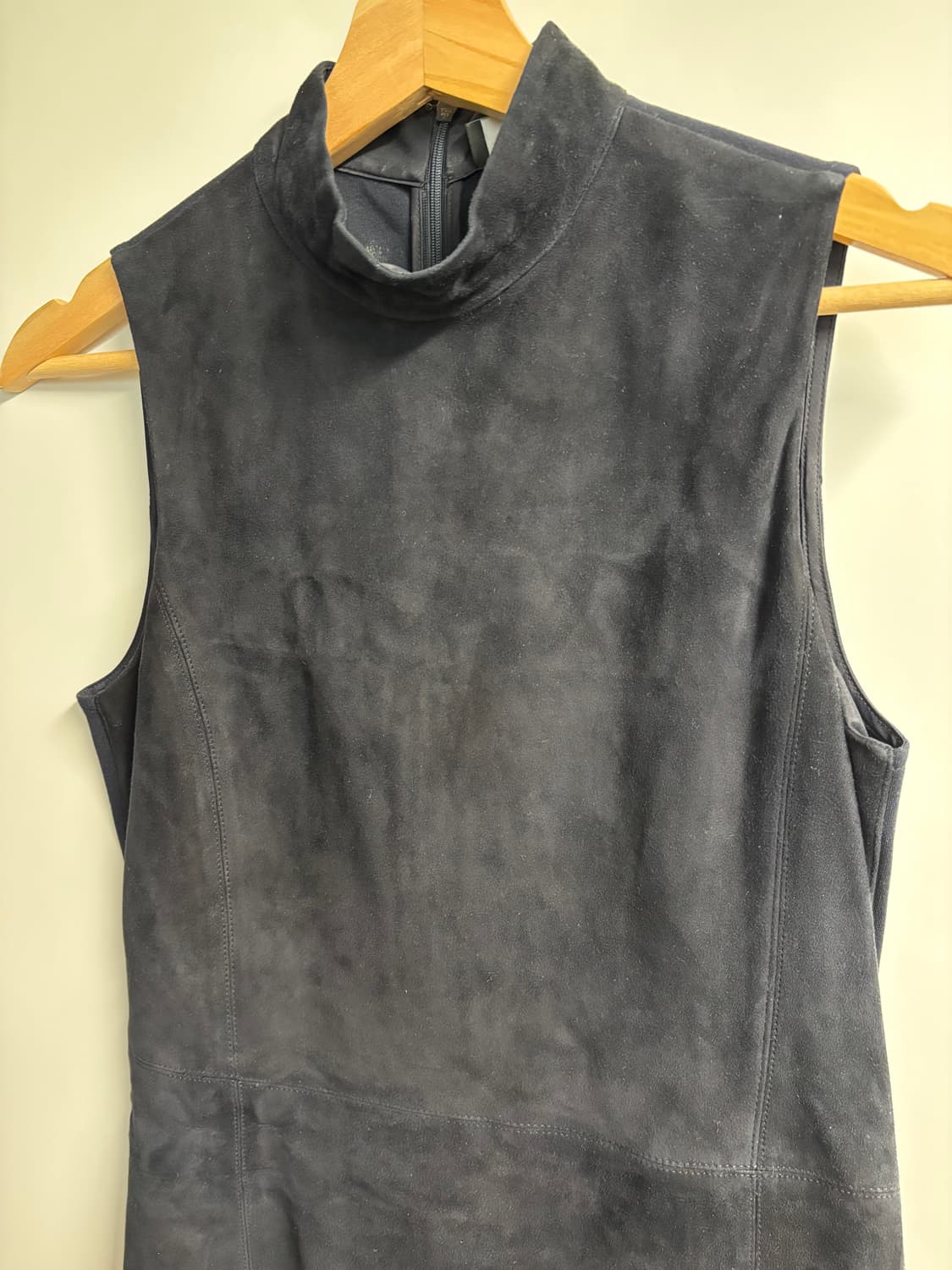 [2] 띠어리 스웨이드 원피스 딥네이비 상품이미지5