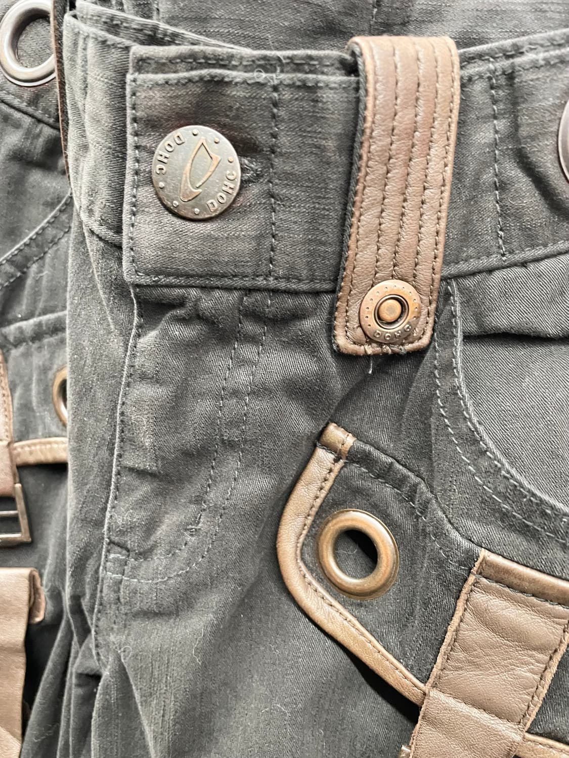 DOHC 본디지 스트랩 카고팬츠 *레어 상품이미지8