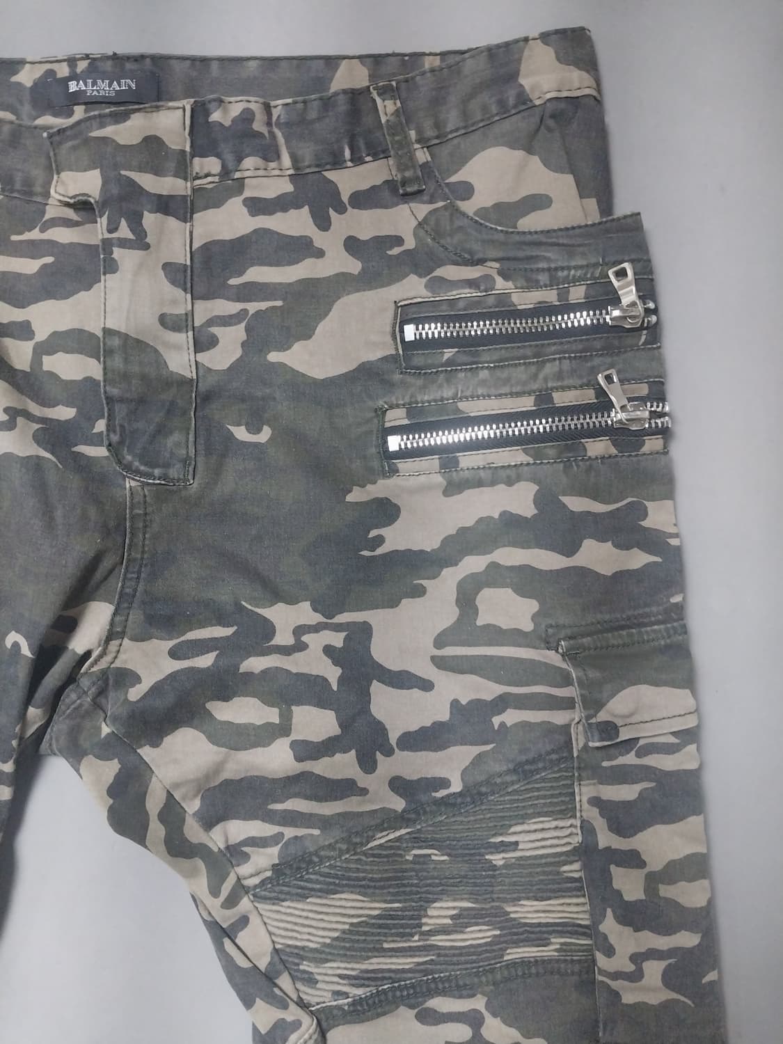 [40] 발망 밀리터리 카모플라쥬 바이커 카고 팬츠 상품이미지4