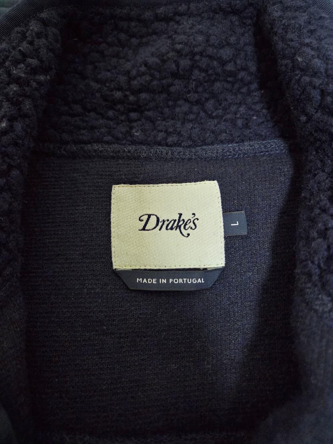 드레익스 플리스 베스트 네이비 L사이즈 상품이미지3