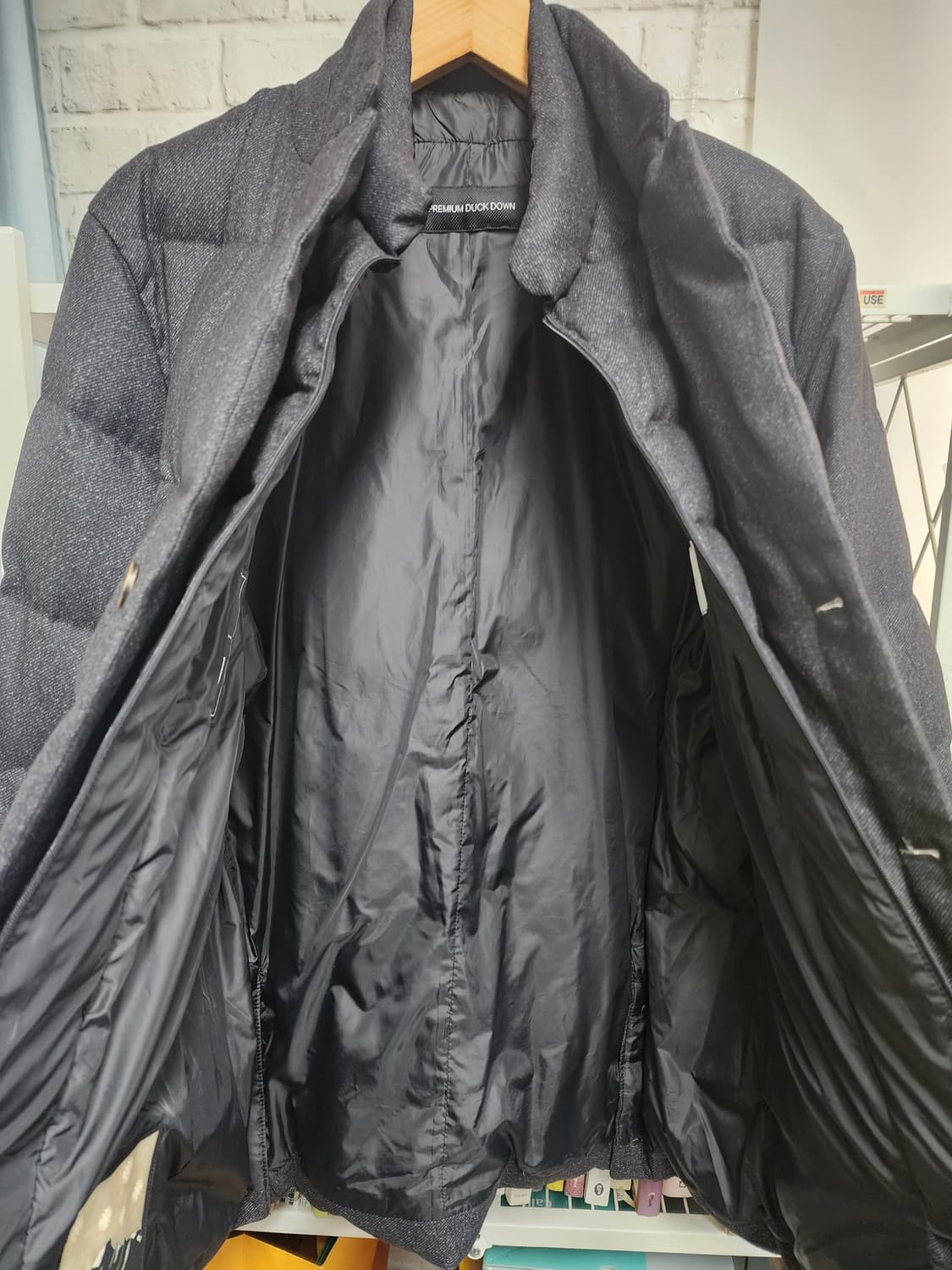 지오지아 남성 패딩자켓 슬림110 퀼팅 덕다운자켓 XD53 상품이미지6