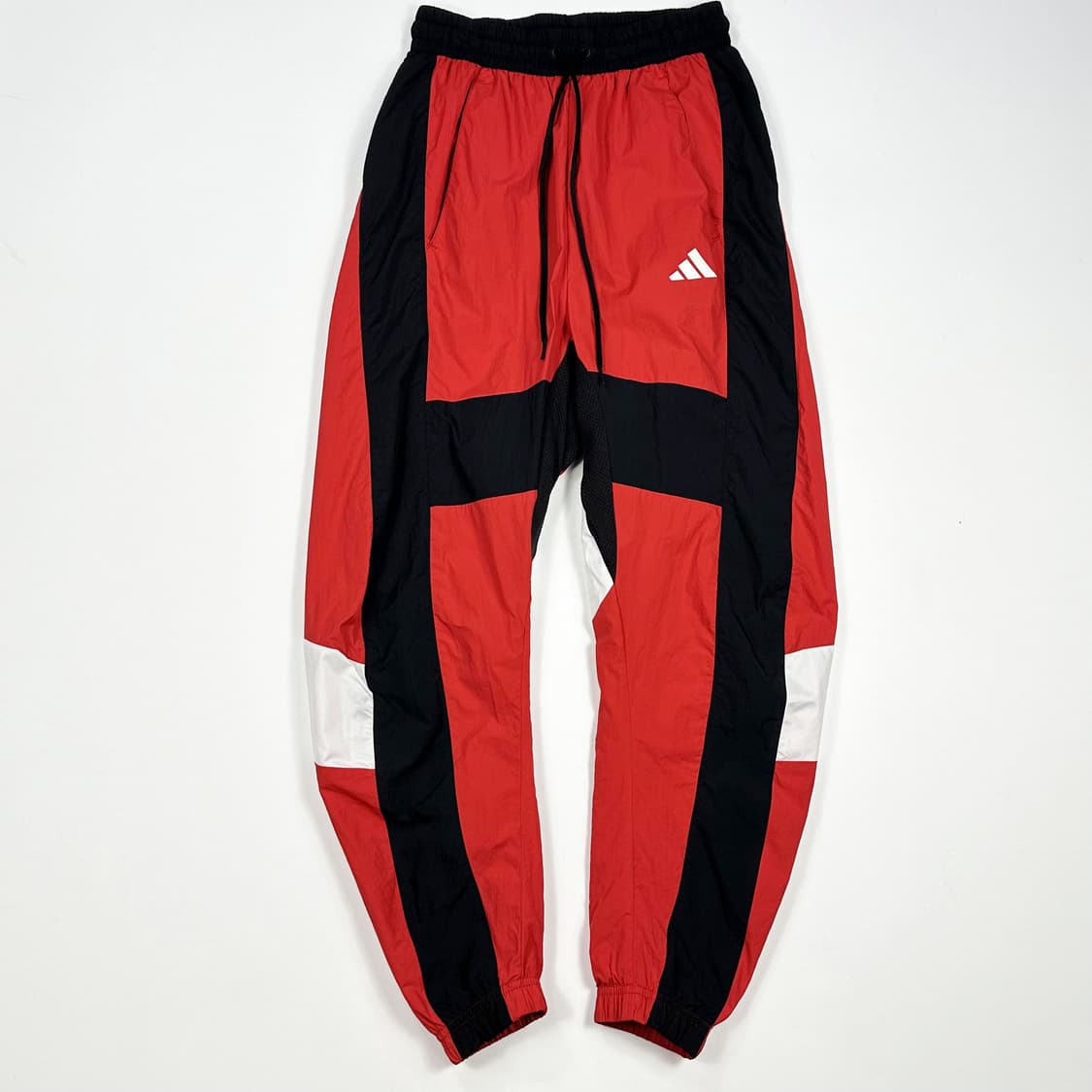 아디다스 여성 우븐 트레이닝 조거팬츠 레드 블랙 여성S 상품이미지2