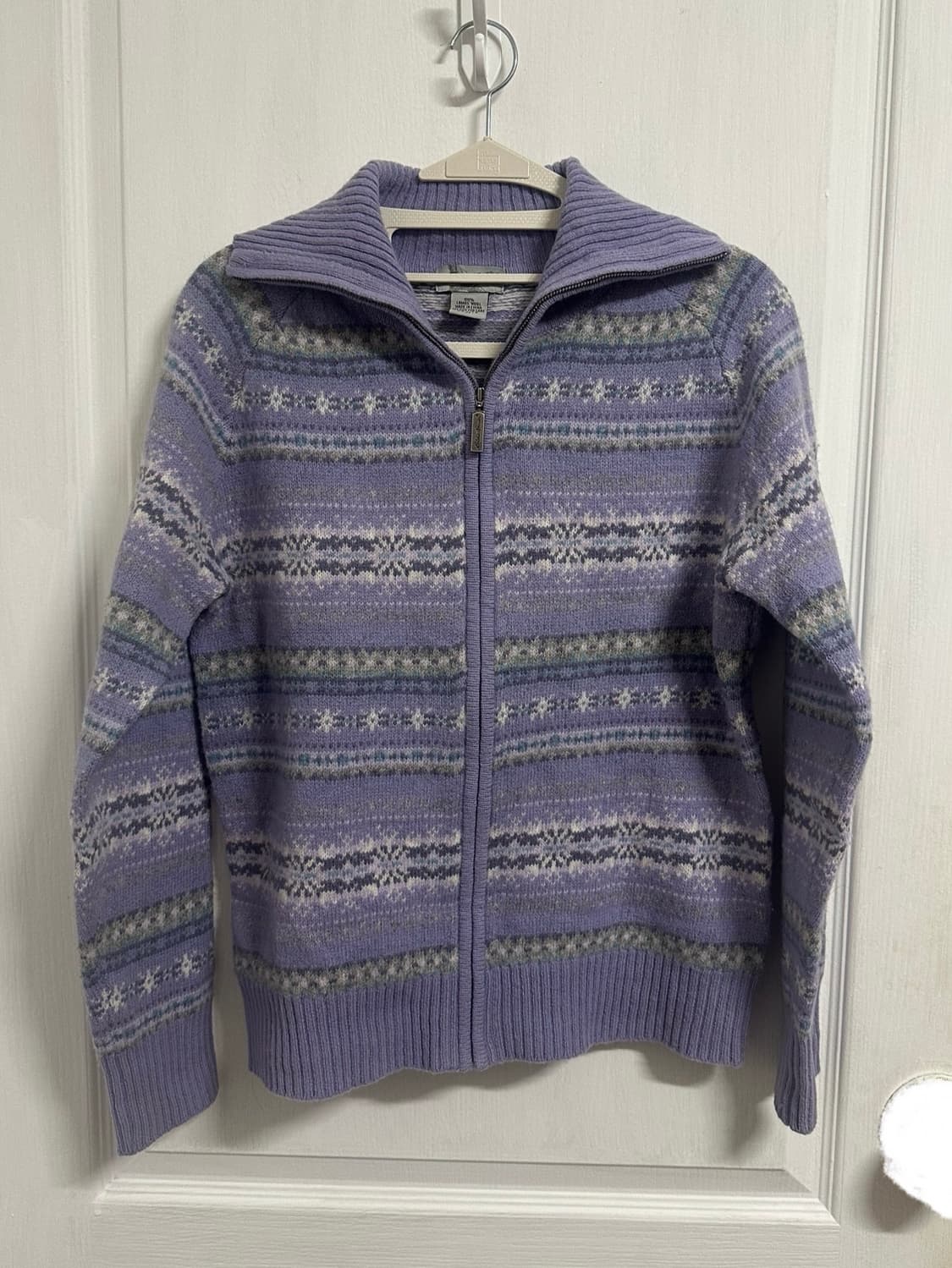 에디바우어 니트집업 상품이미지1