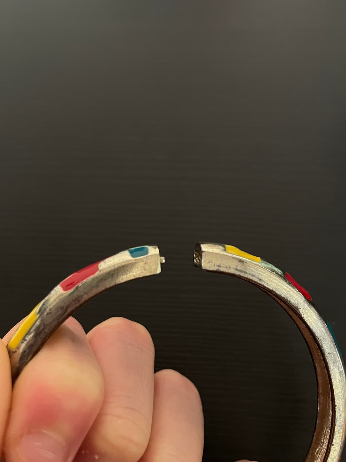 빈티지 오리엔탈 히피 3색 실버 뱅글 팔찌 상품이미지2