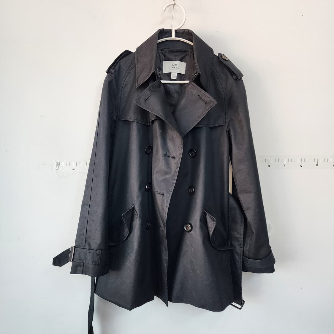 코치 블랙 트렌치코트 상품이미지3