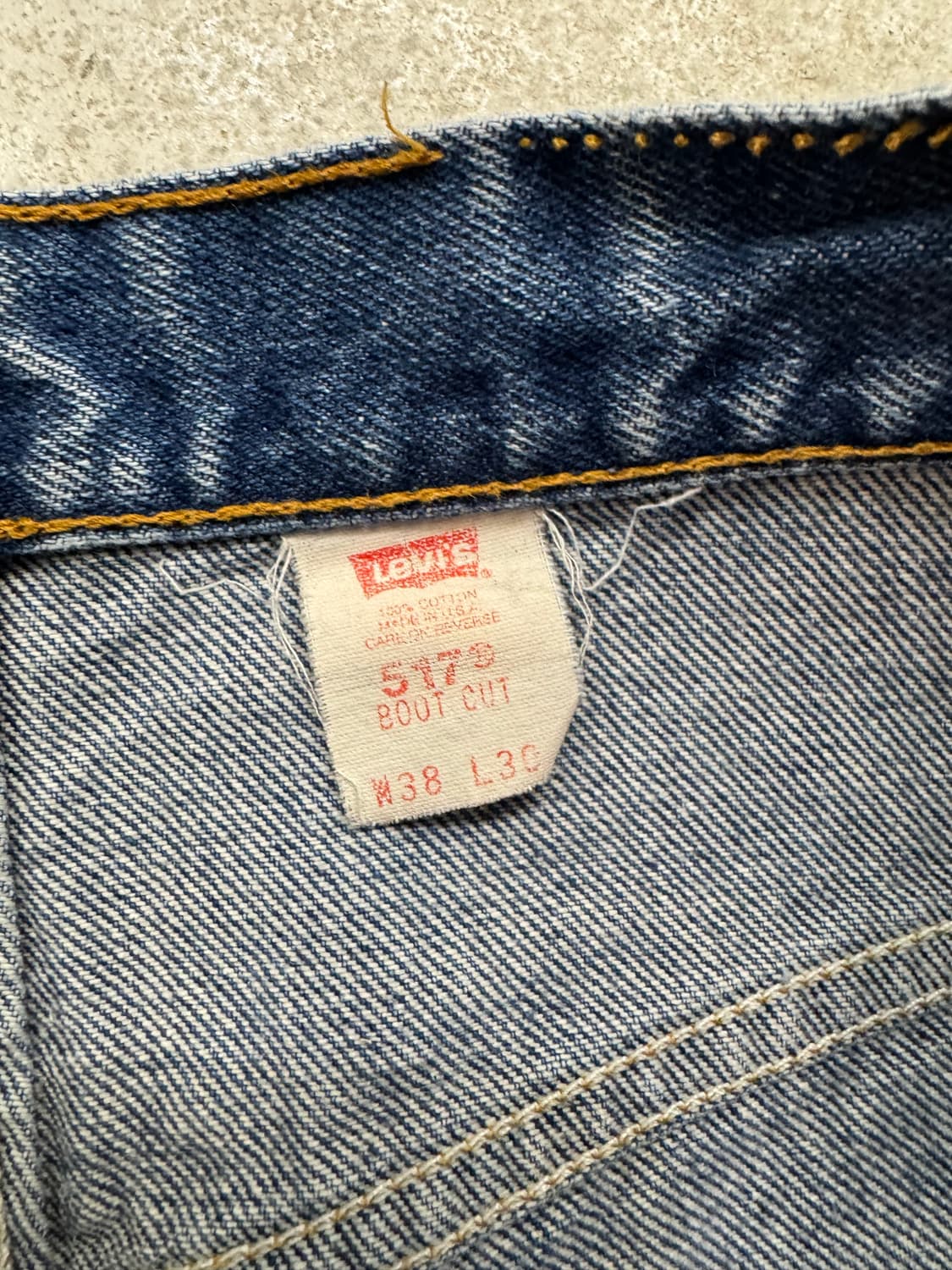 90s 리바이스 517 부츠컷 데님팬츠 usa 상품이미지5