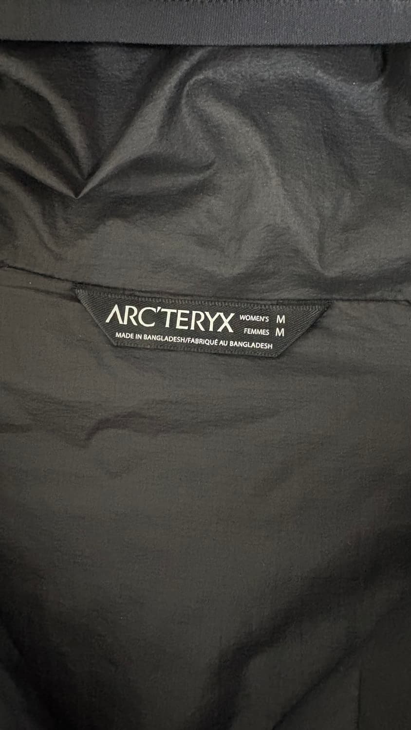 아크테릭스 아톰 LT 여성 블랙 상품이미지2