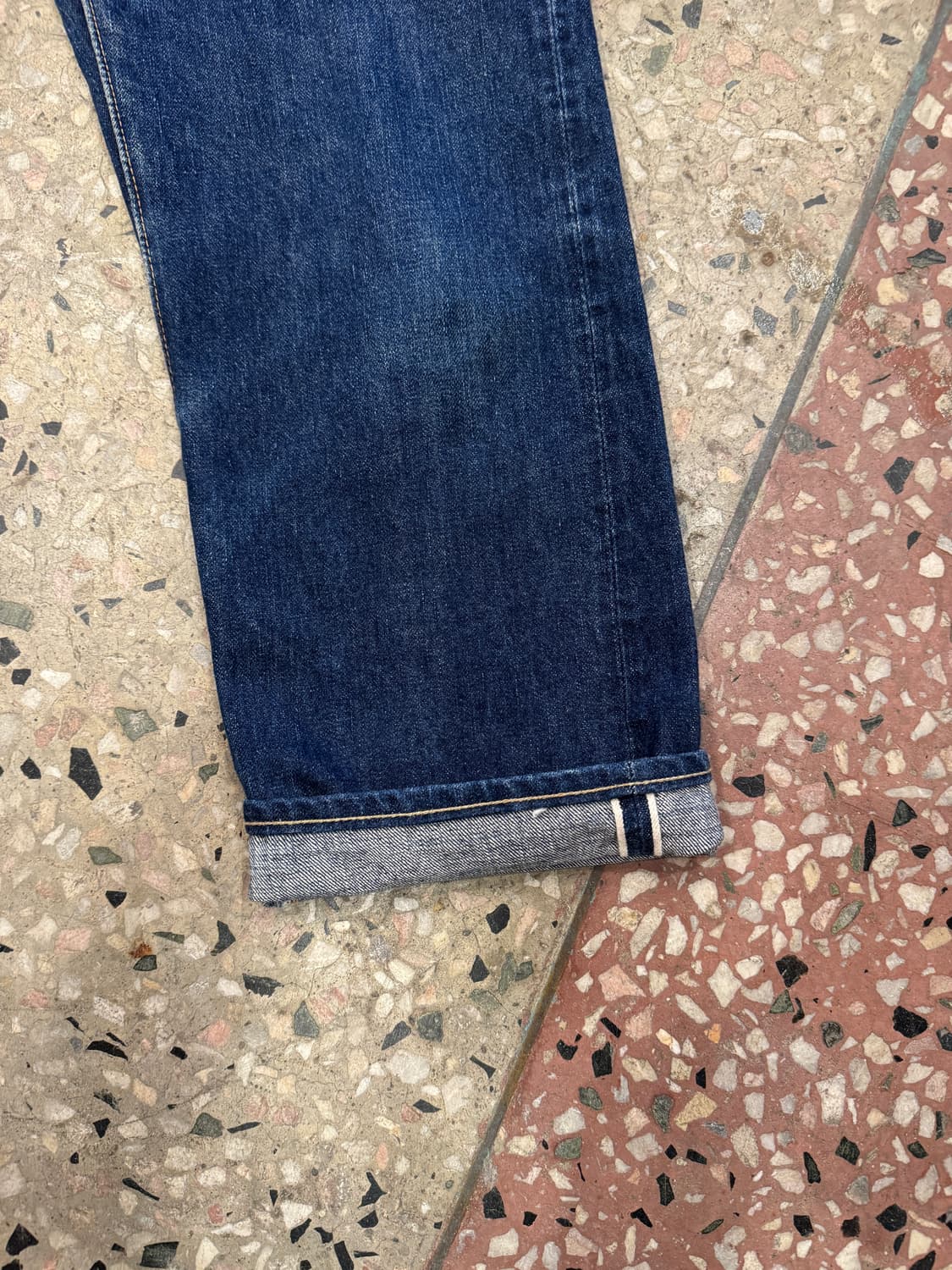 오어슬로우 105 스트레이트 셀비지 데님 (32) 상품이미지7