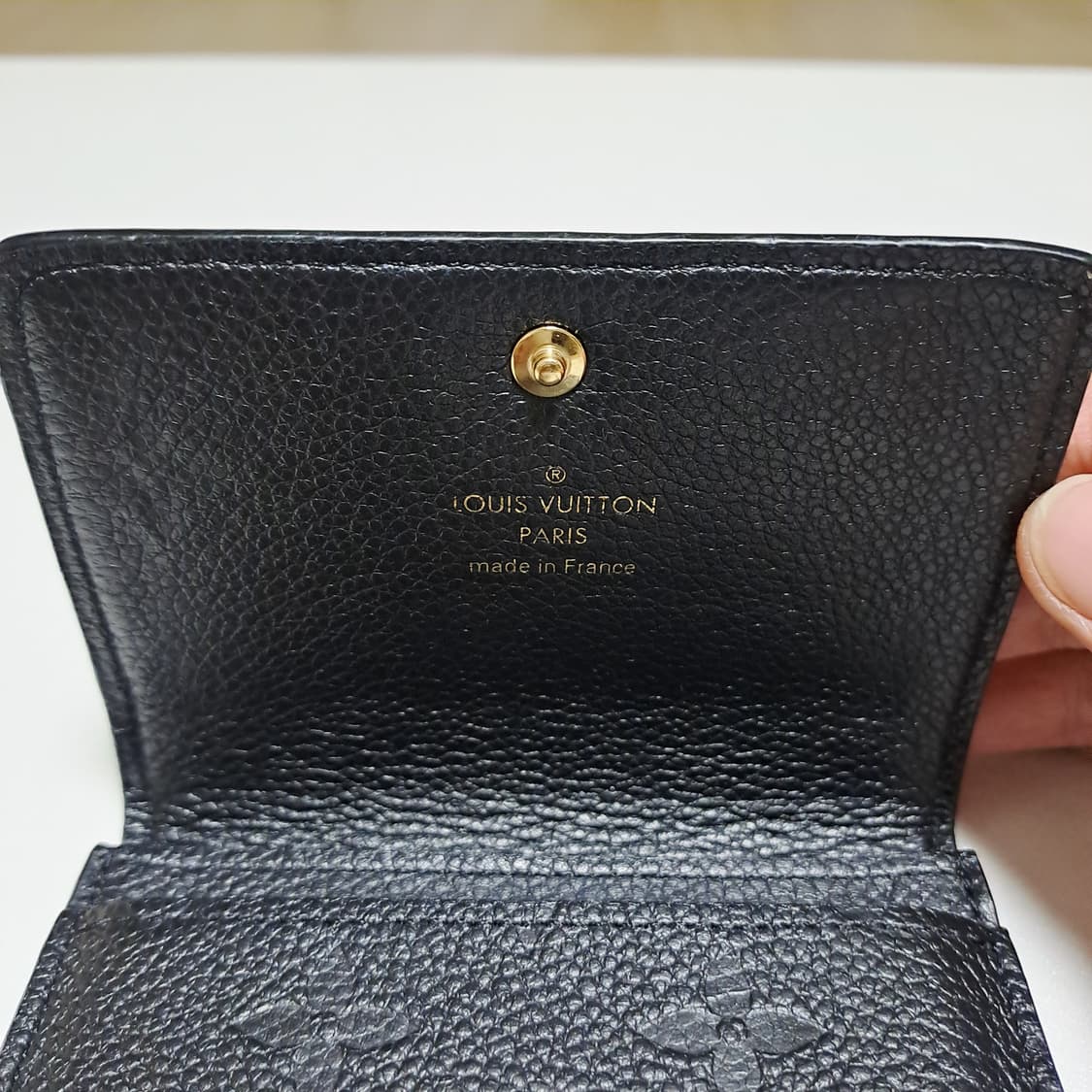 [100%/정품] 루이비통 비즈니스 카드지갑 블랙, 루이비통지갑 상품이미지4