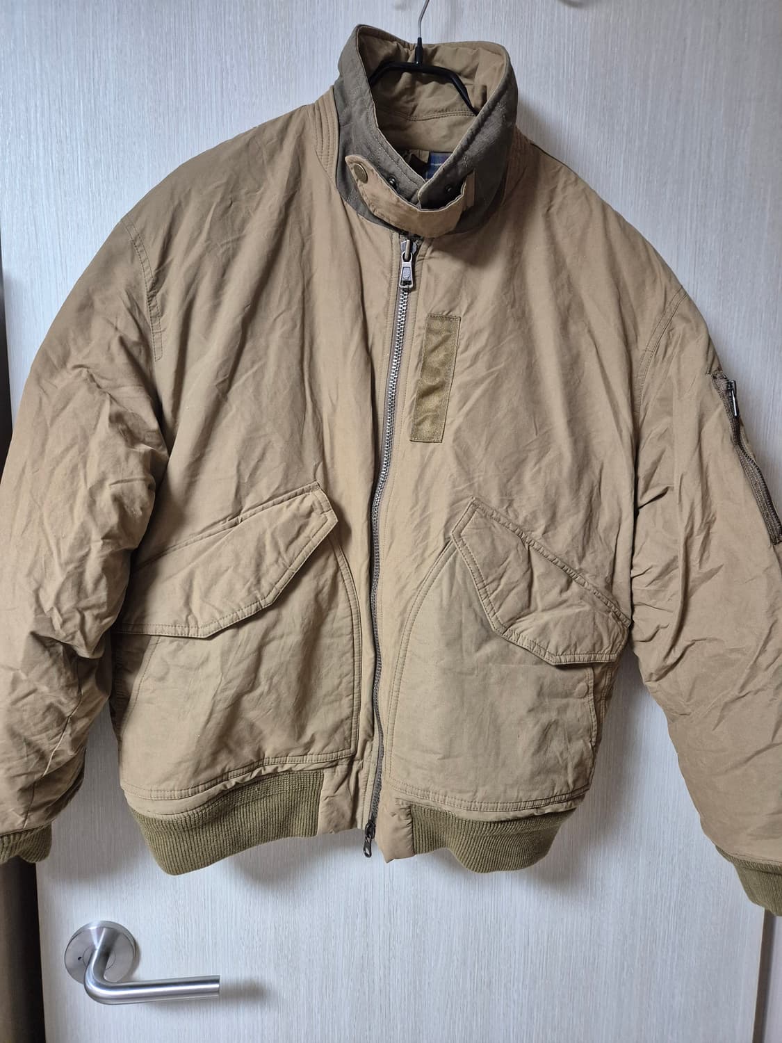 (24년) 헨리코튼 스핏파이어 빈티지왁스 구스 다운점퍼 100 (70만원 상품이미지8