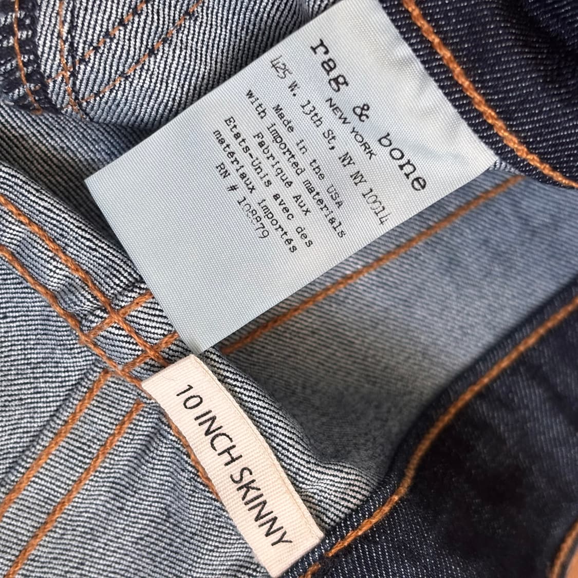 새제품급 27 랙앤본 미국 수입 정품 스판 데님 청바지 스키니진  상품이미지4