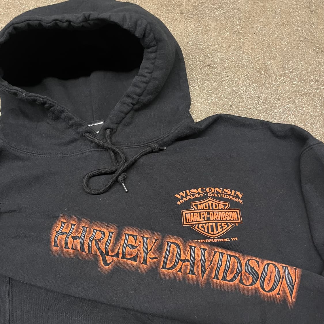 할리데이비슨 플레임 이글 후드티 (110) 상품이미지5