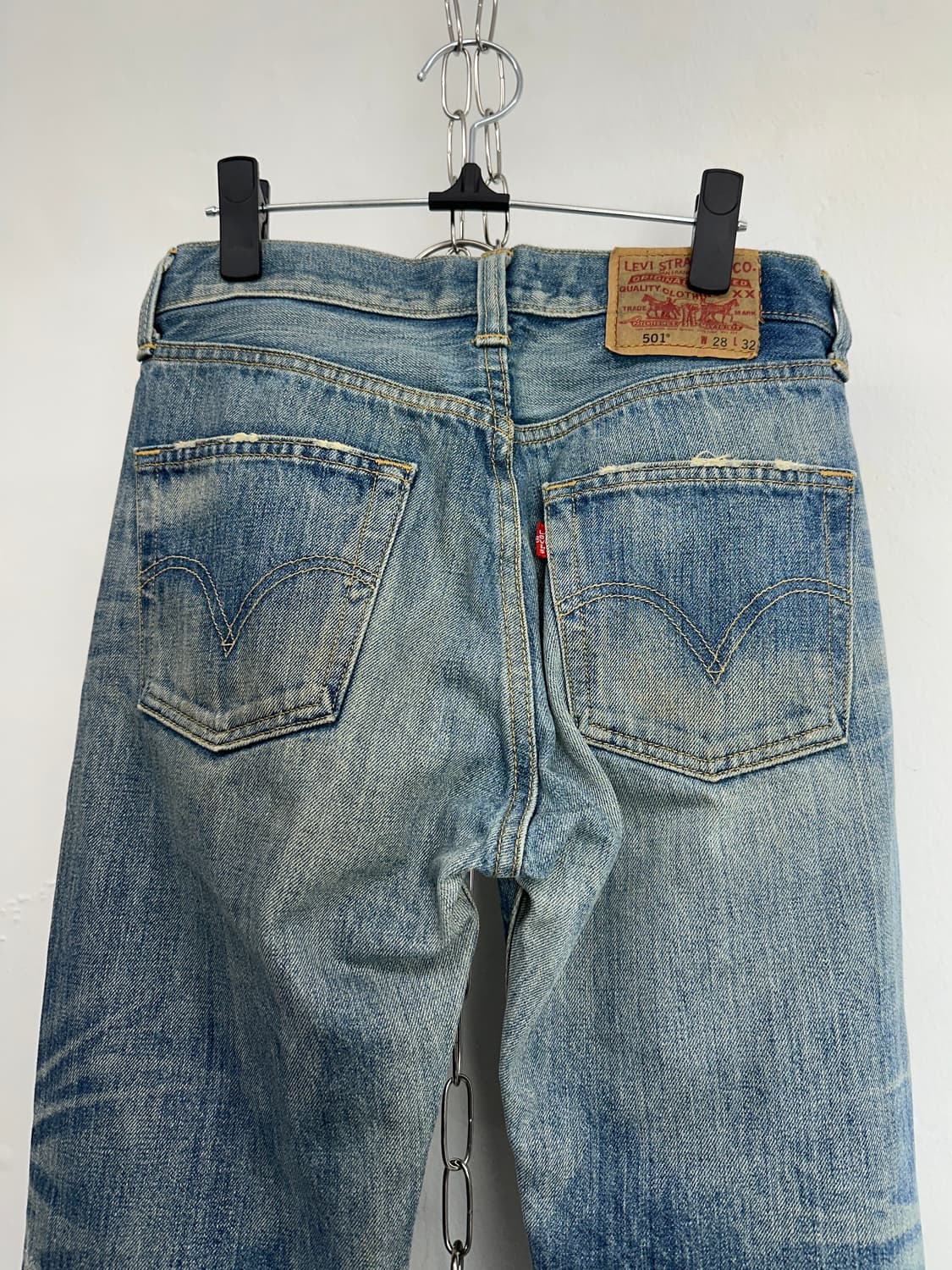Levi’s 00s 501 Wash Straight Denim Jeans 상품이미지5