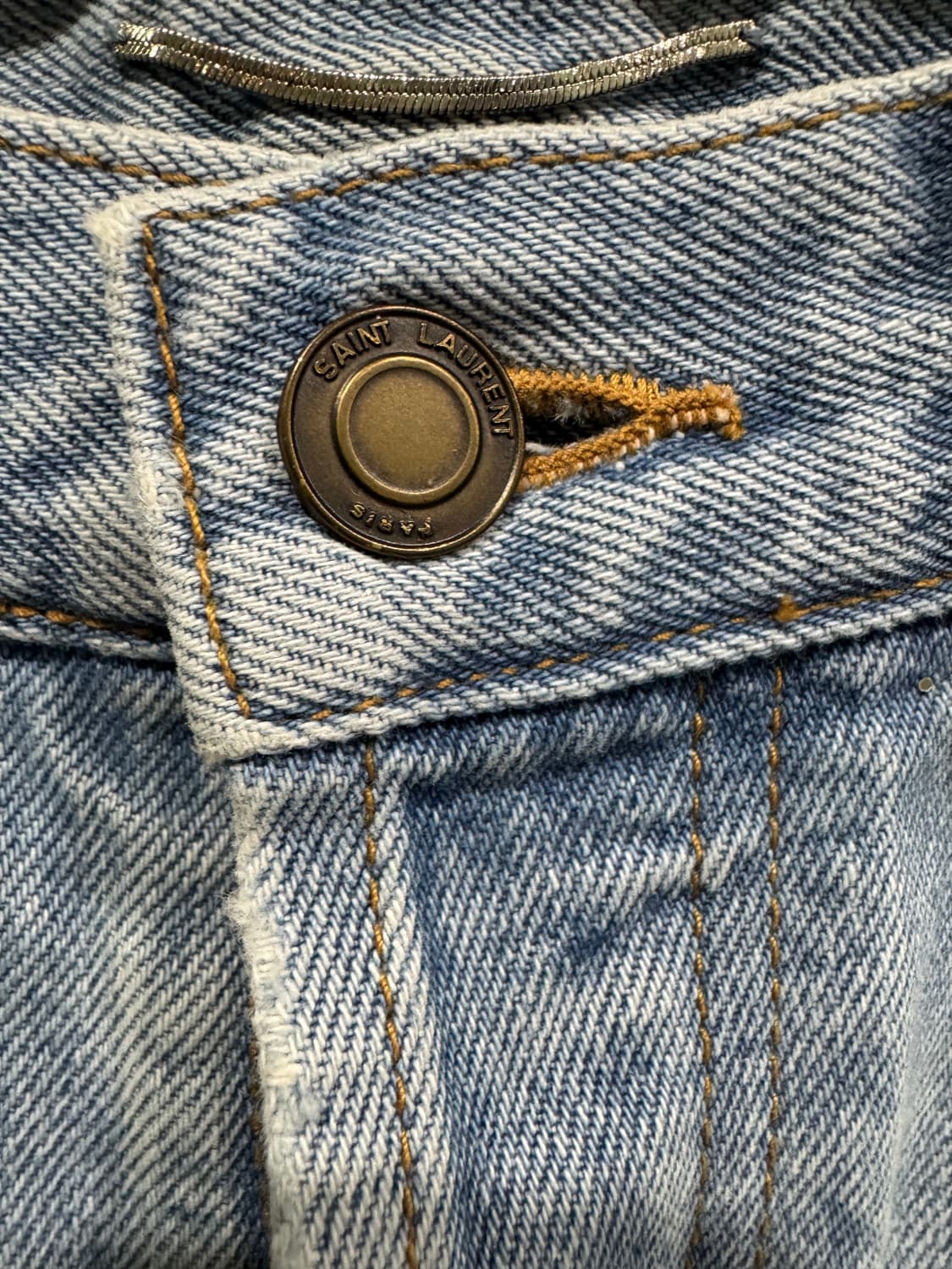 생로랑 데님 33 찢청 정품 상품이미지3