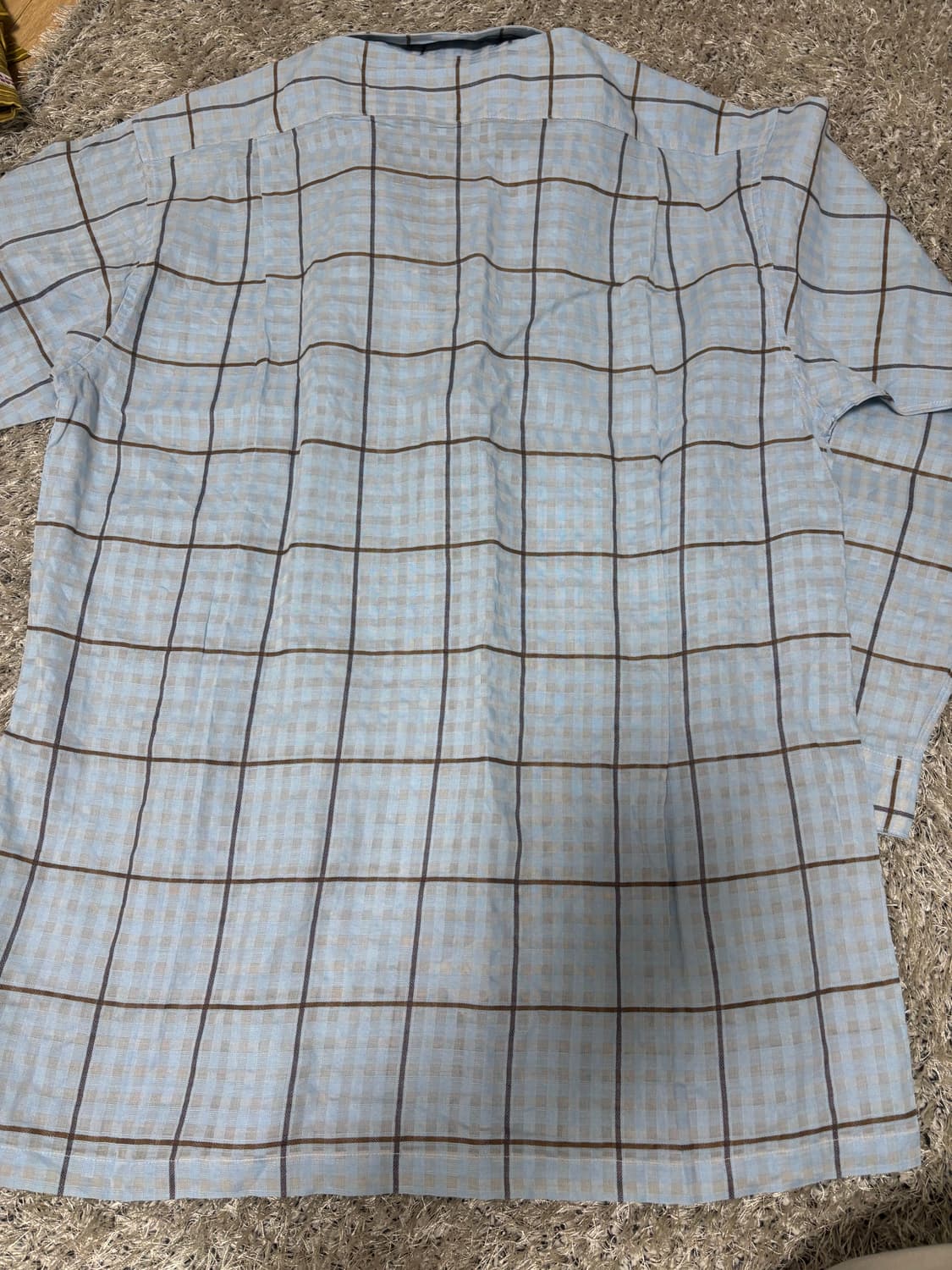 이태리제 CARLO PALAZZI 리넨셔츠 사이즈 105 상품이미지6