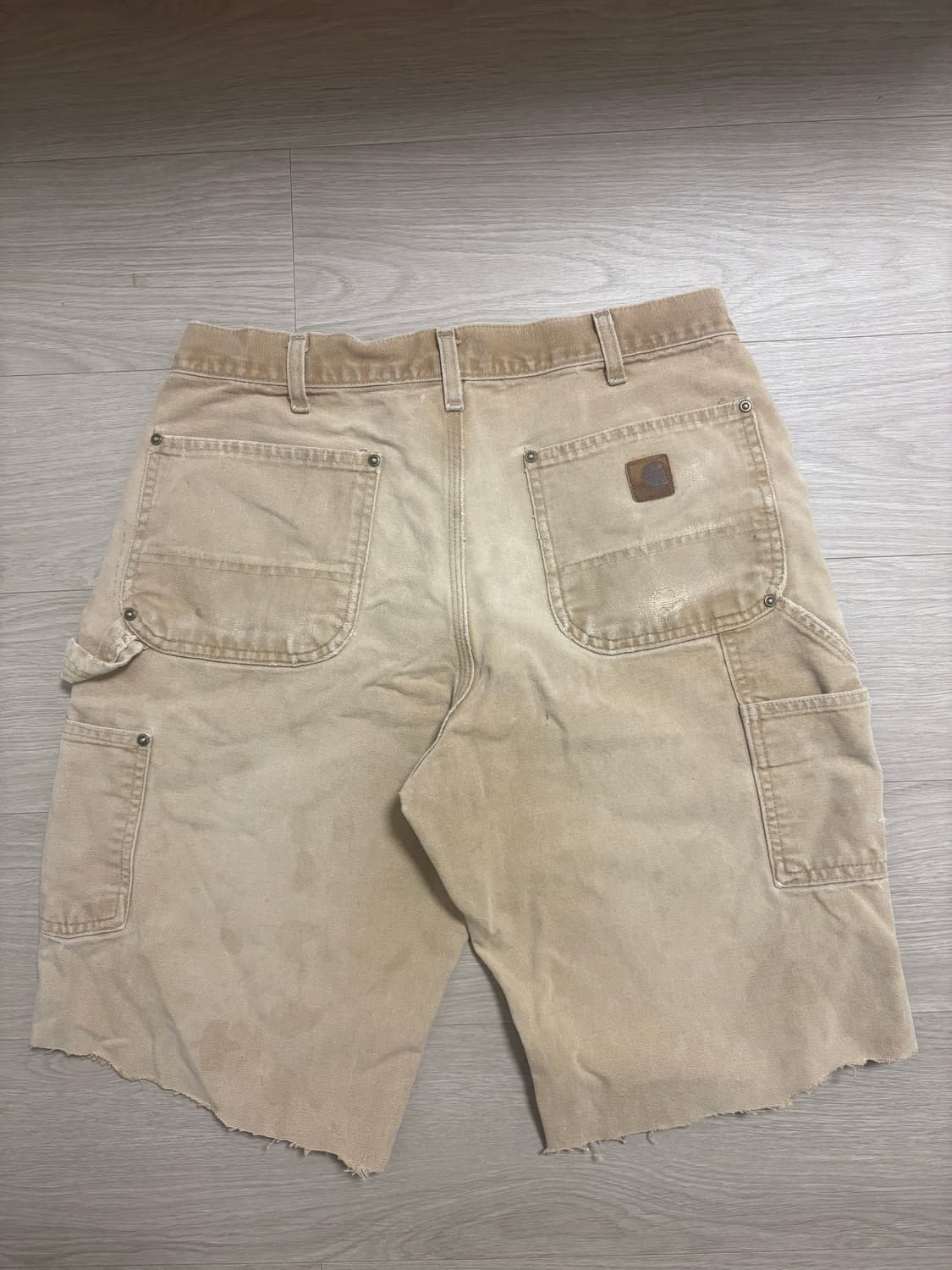 칼하트 더블니 쇼츠 컷오프  BRN 상품이미지2