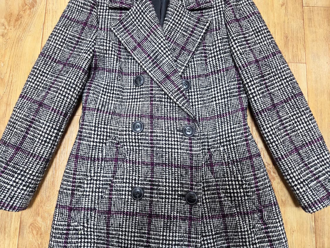 모조에스핀(MOJO.S.PHINE) 체크 더블코트 55 상품이미지6