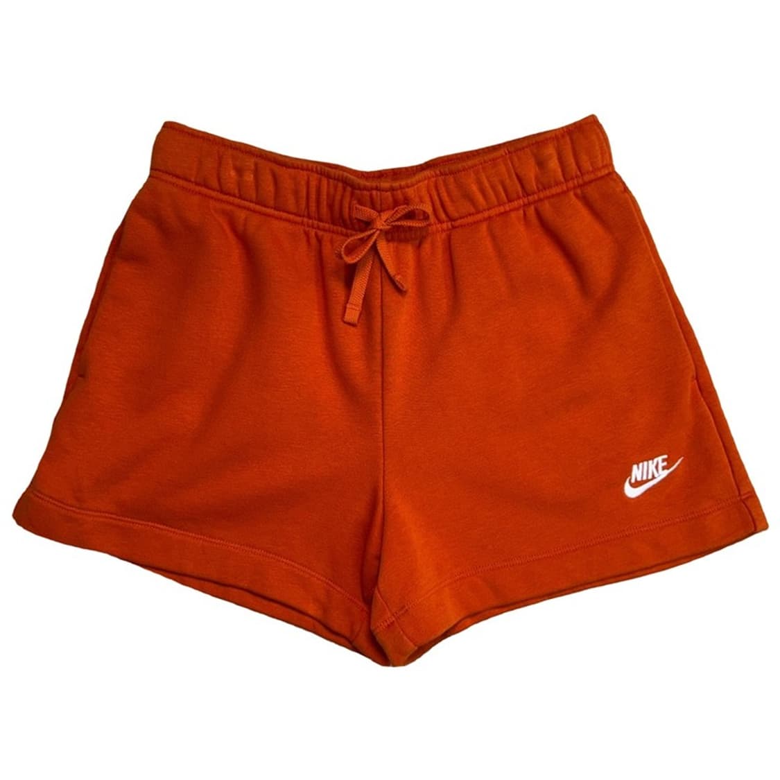 NIKE 에센셜 프렌치 테리 숏팬츠 오렌지 M 상품이미지1