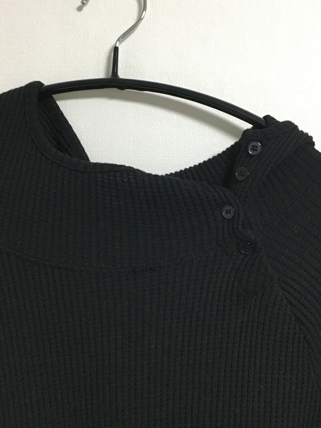 블랙 골지 후드티 상품이미지2