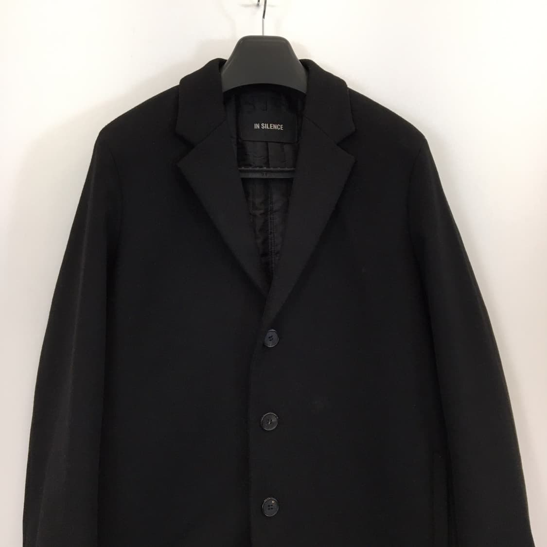인사일런스 울리치 블랙 코트 S  상품이미지2