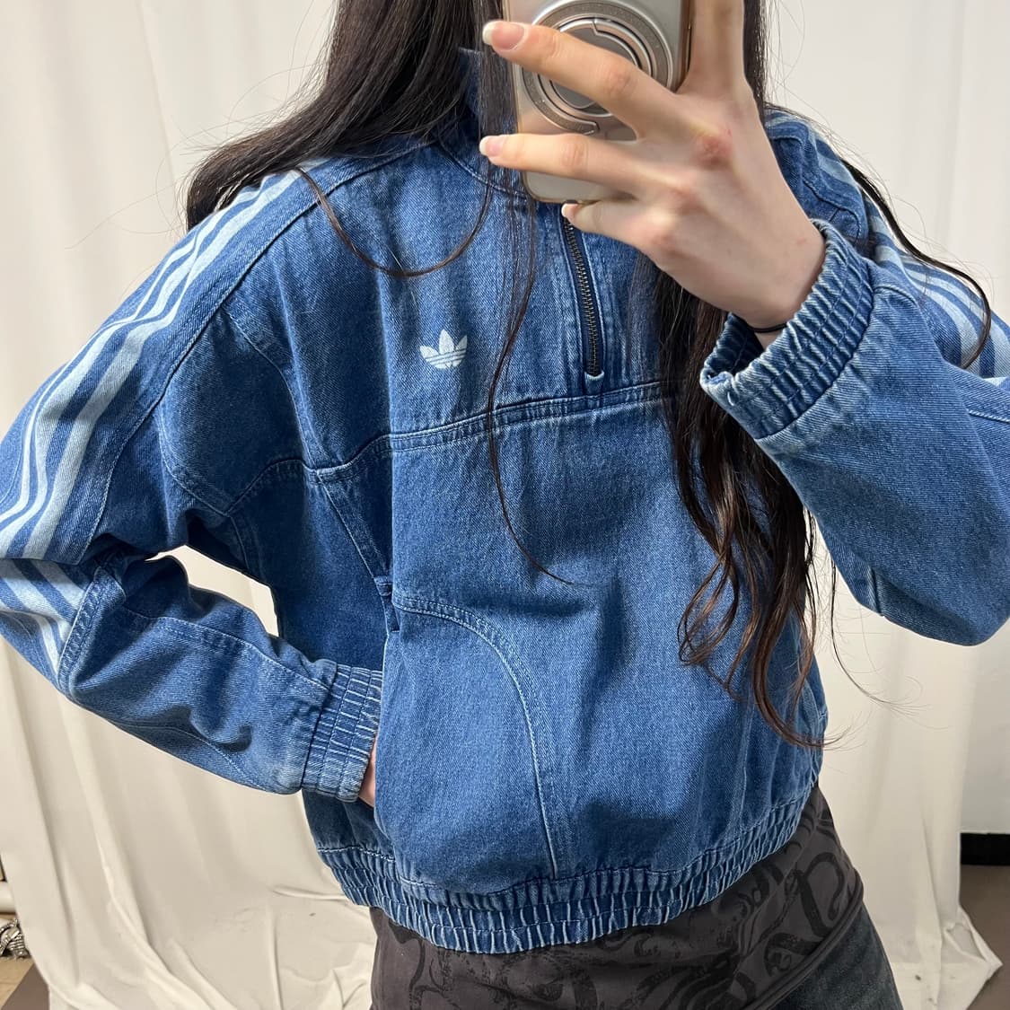 Adidas Denim Anorak (한소희 착용) 상품이미지3