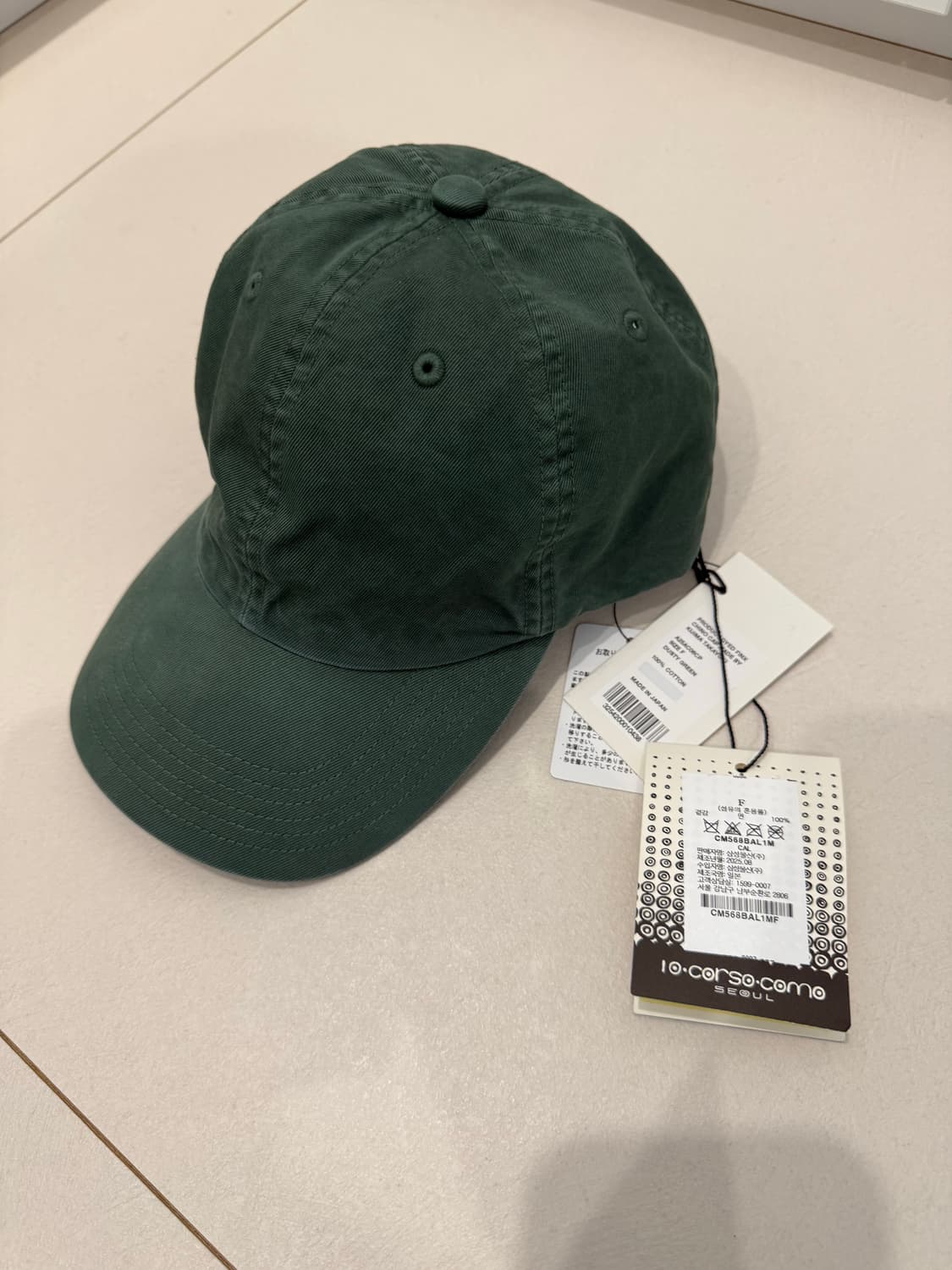 오라리 치노 페이디드 캡 상품이미지3