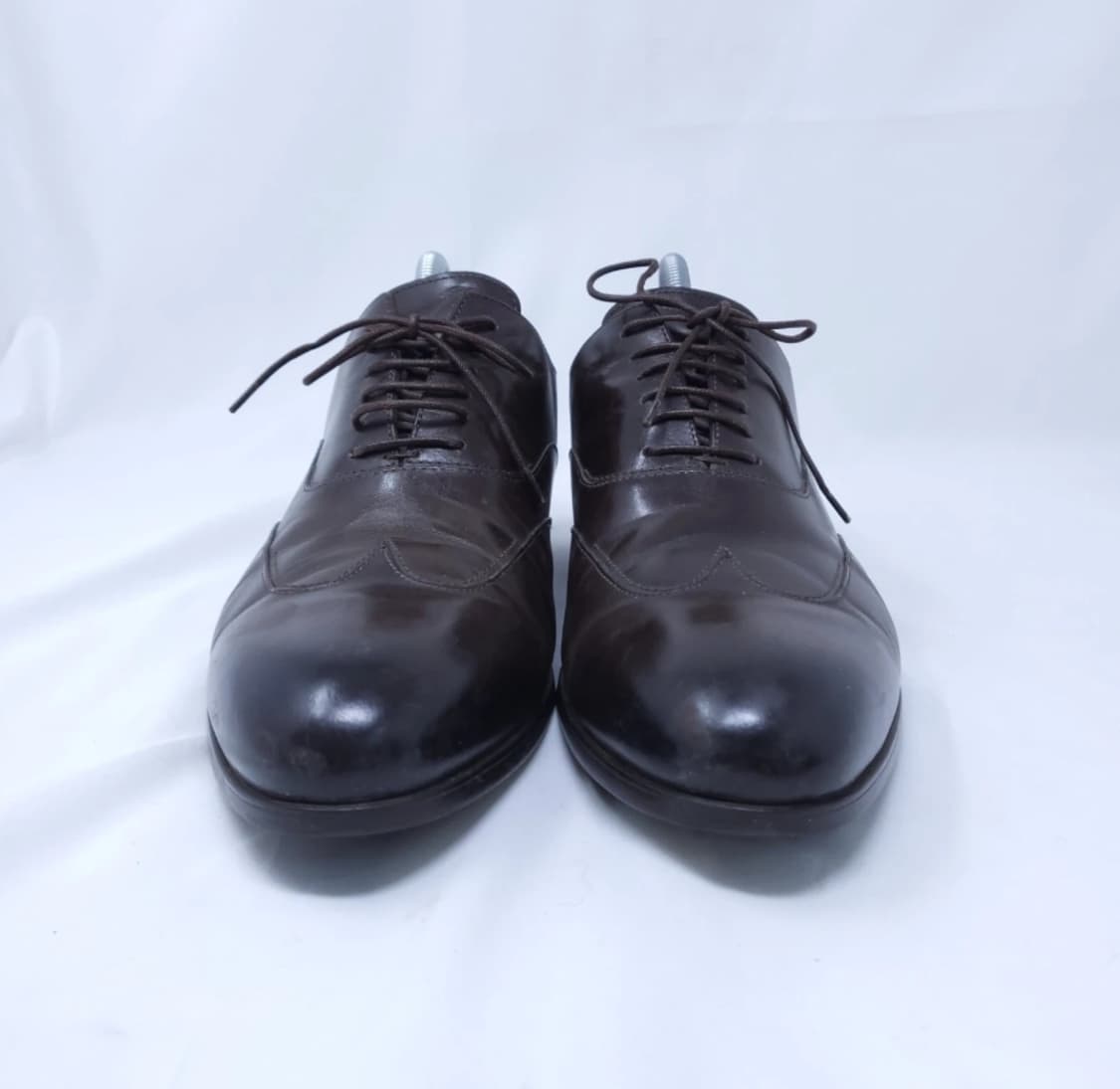 제냐 브라운 윙팁 구두 7사이즈 상품이미지1