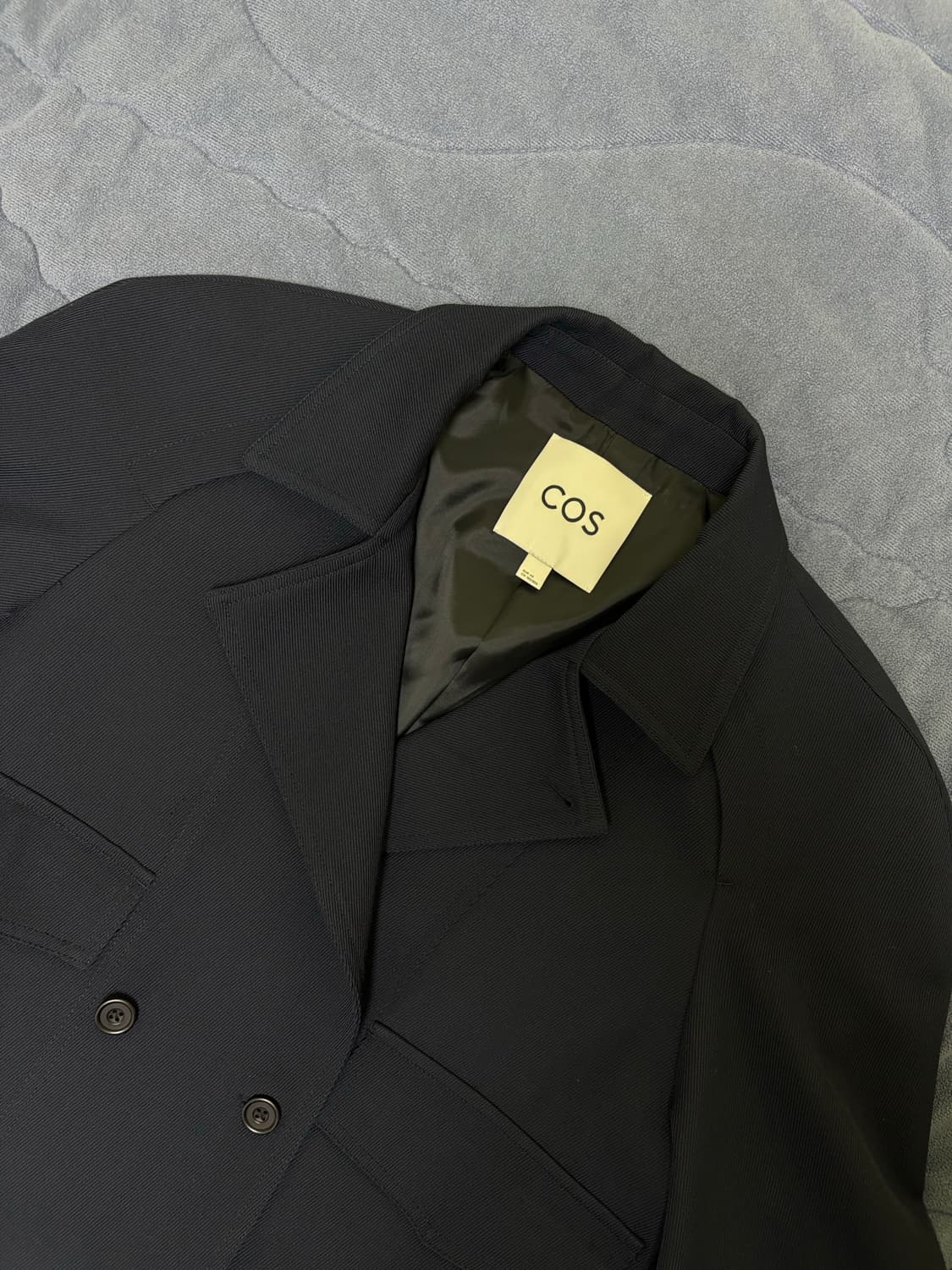 Cos 25aw 울 블렌드 더블 브레스티드 자켓 상품이미지5