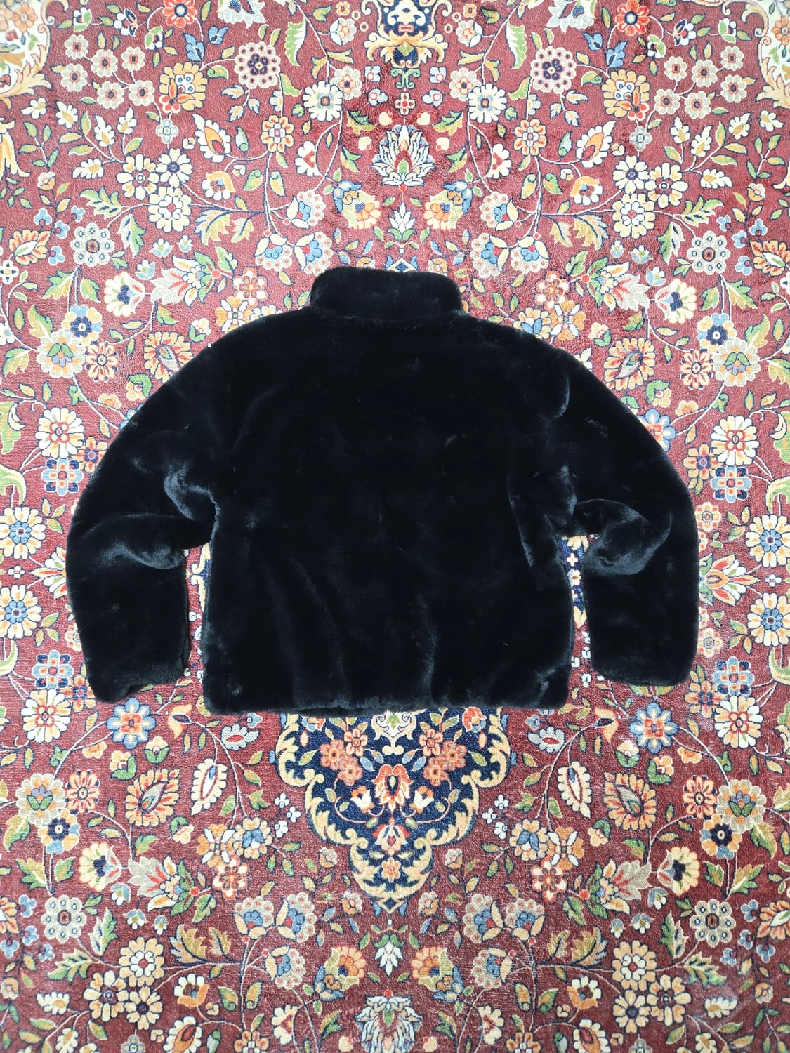 [XS] 나이키 빅 스우시 인조 퍼(Faux Fur) 하이넥 재킷  상품이미지2