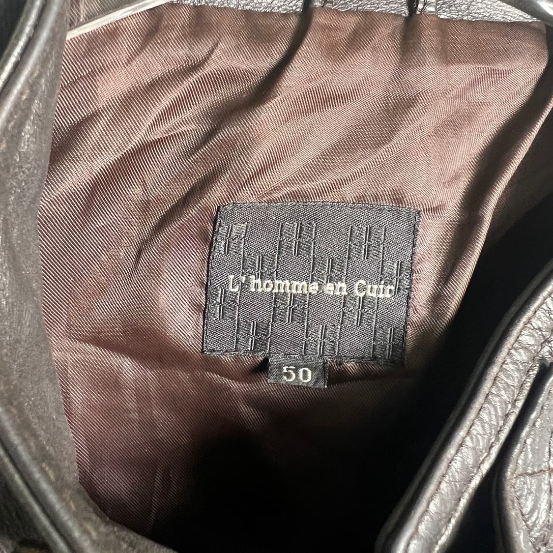 L'homme en Cuir 스웨이드 엣지라인 양가죽 라이더 자켓 50 상품이미지4