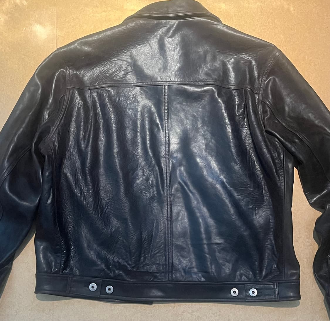 (L) 쿠어 램스킨 포켓 트러커 자켓 다크브라운 Coor 상품이미지3