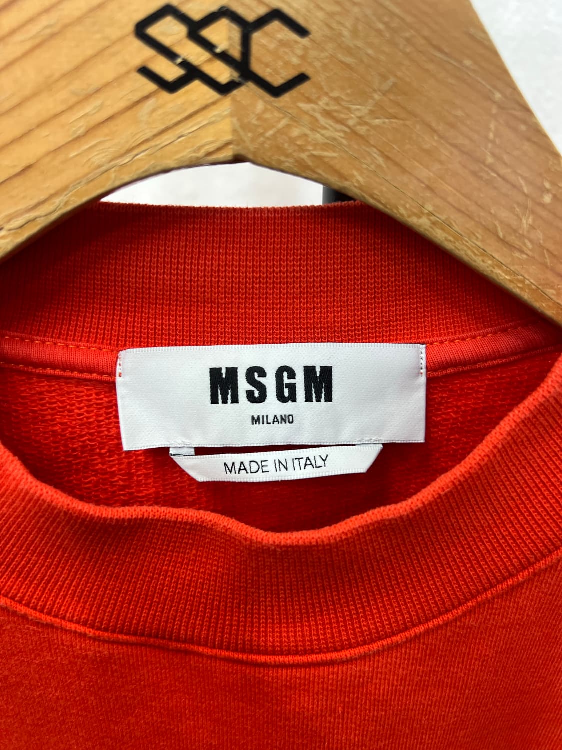 정품) MSGM 사이드로고 여성 오버핏 맨투맨 XS 상품이미지6