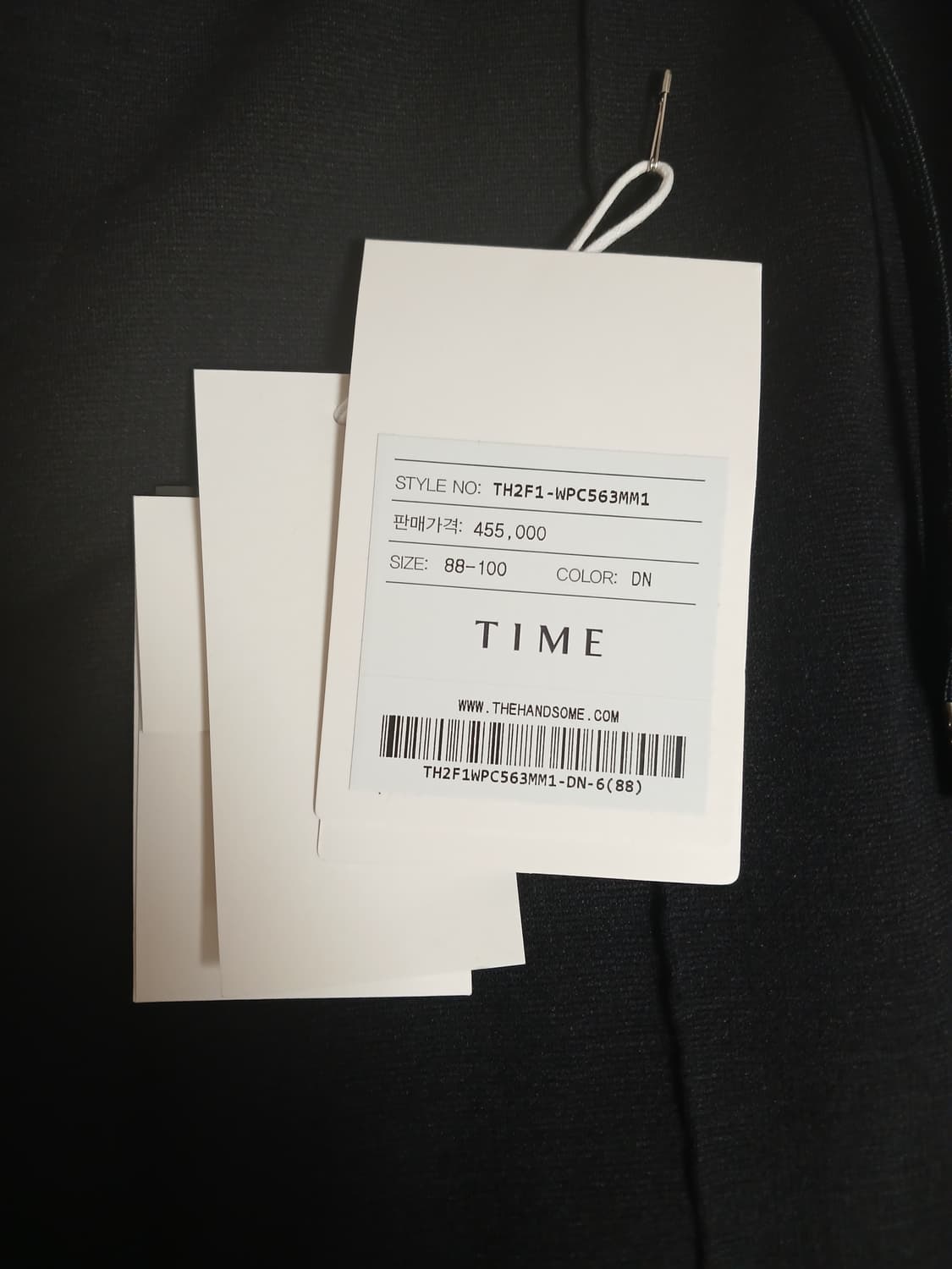 타임옴므 2025 레이온 모직혼방 릴렉스핏 스트링 팬츠88 (35) 상품이미지2