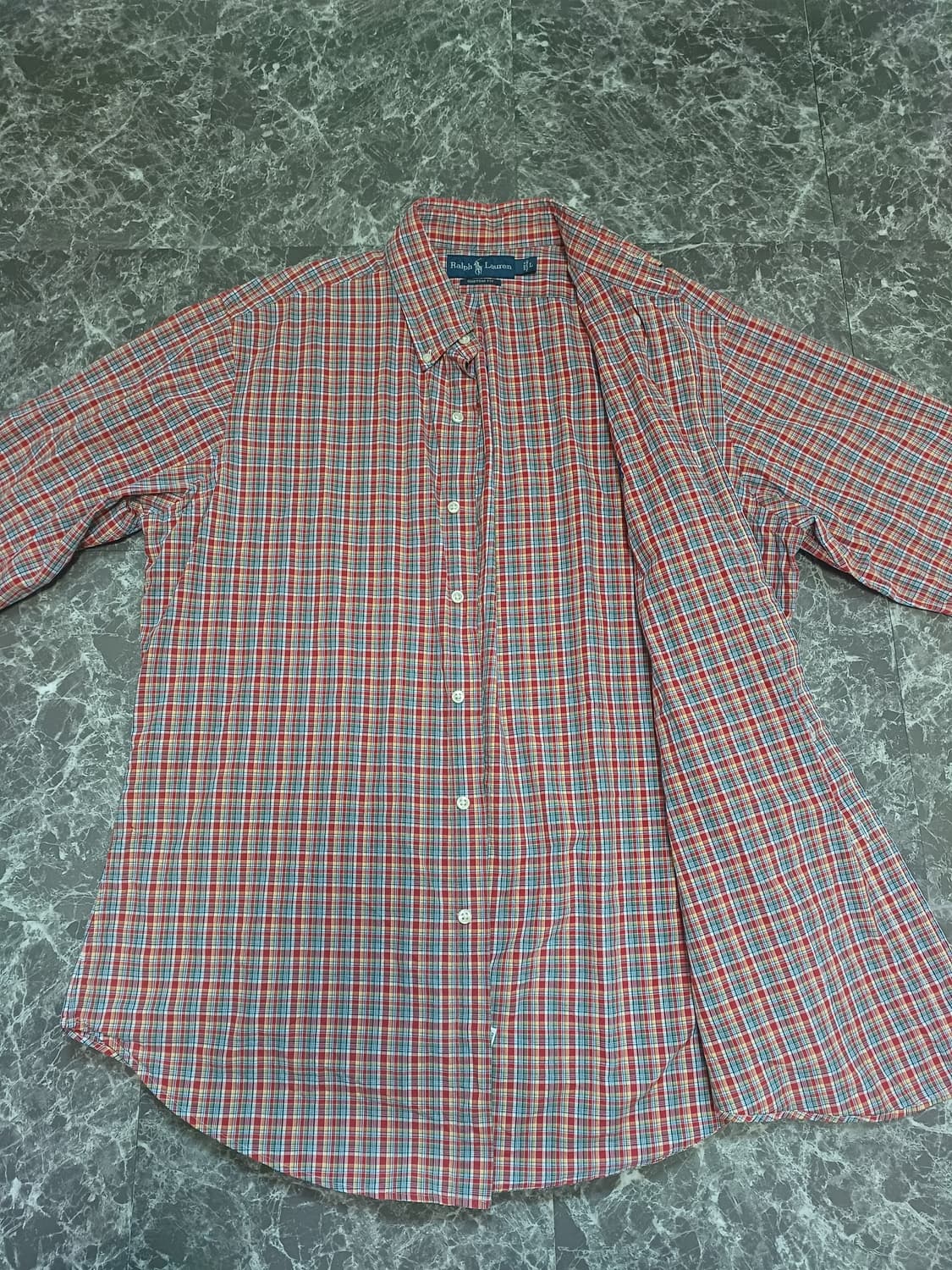 Ralph Lauren 클래식 체크 셔츠 L 상품이미지4