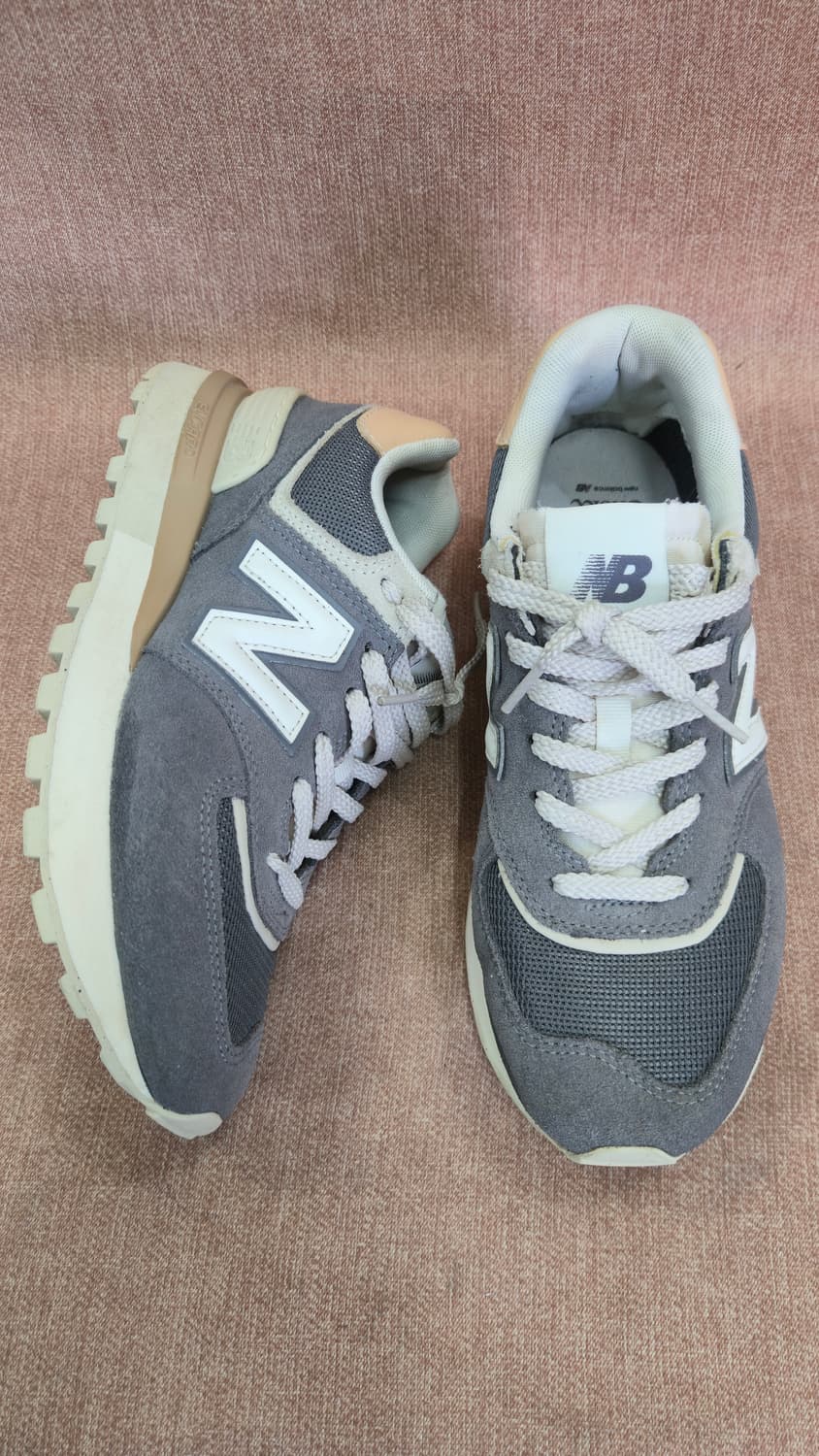 뉴발란스 245mm- 574 그레이 스웨이드 운동화 상품이미지1