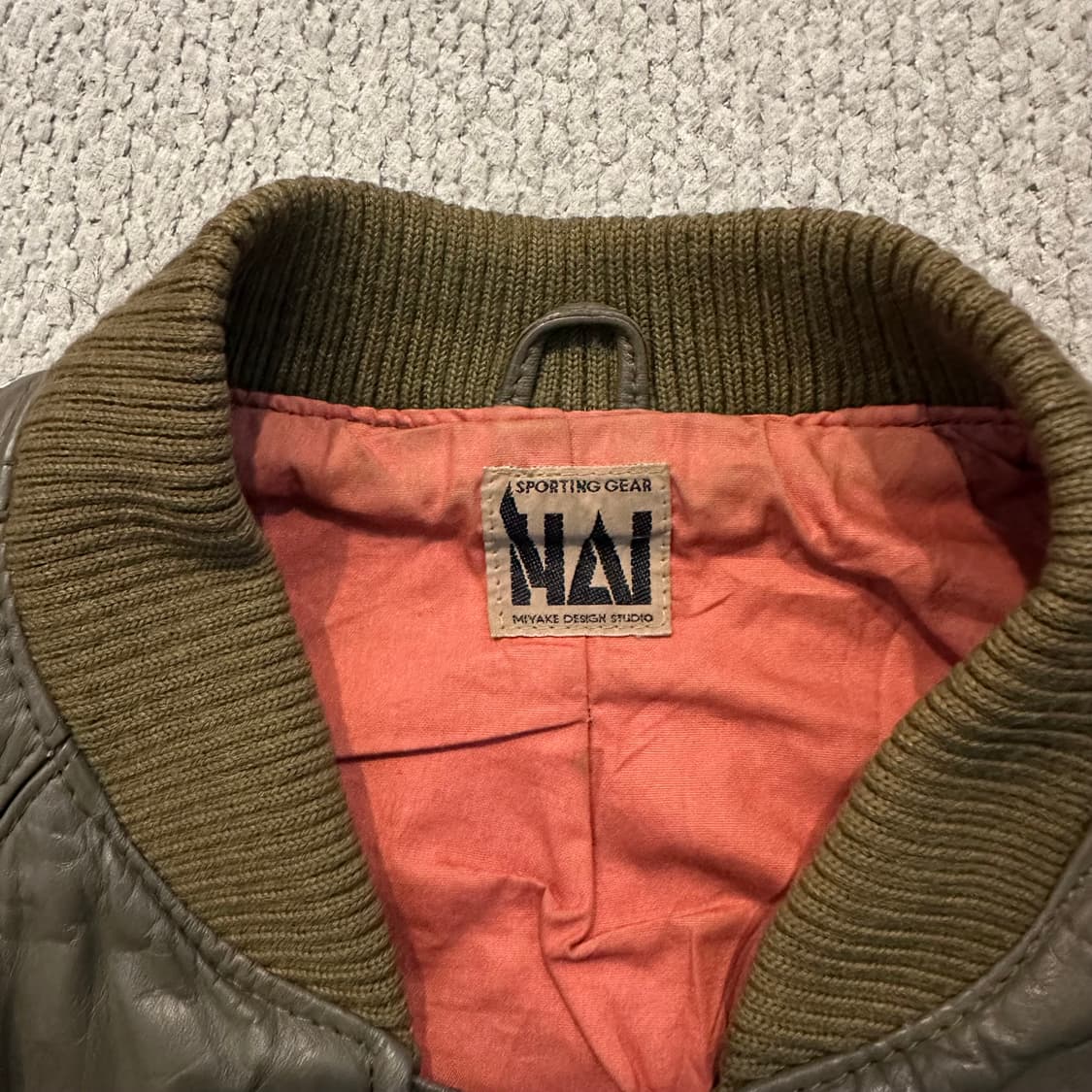 80s 극초기 이세이미야케 HAI 양가죽 자켓 상품이미지6