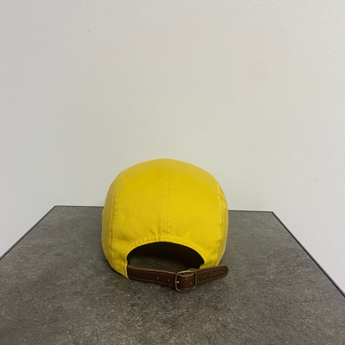 (OS) 슈프림 박스로고 캠프캡 모자 워시드 옐로우 상품이미지4