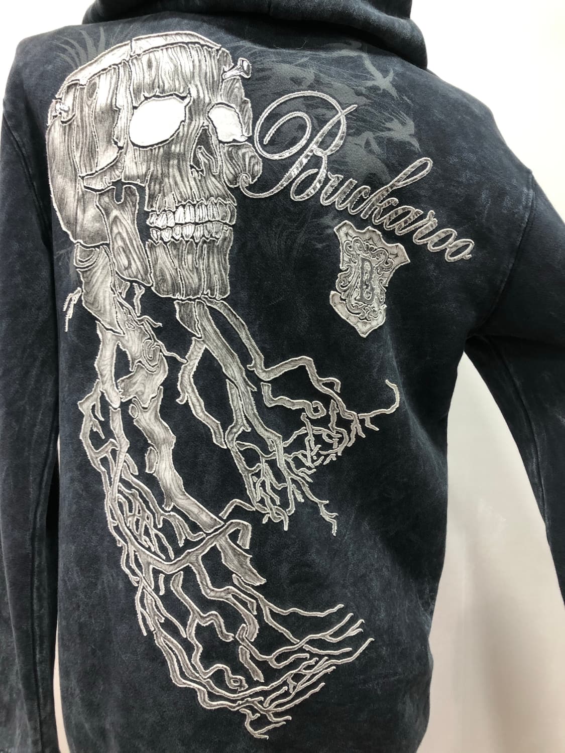 BUCKAROO skull patch hood zipup 상품이미지3