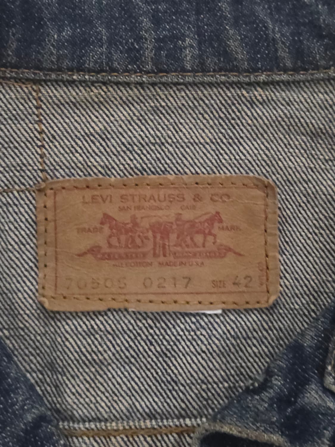 80s USA 리바이스 트러커 자켓 상품이미지3